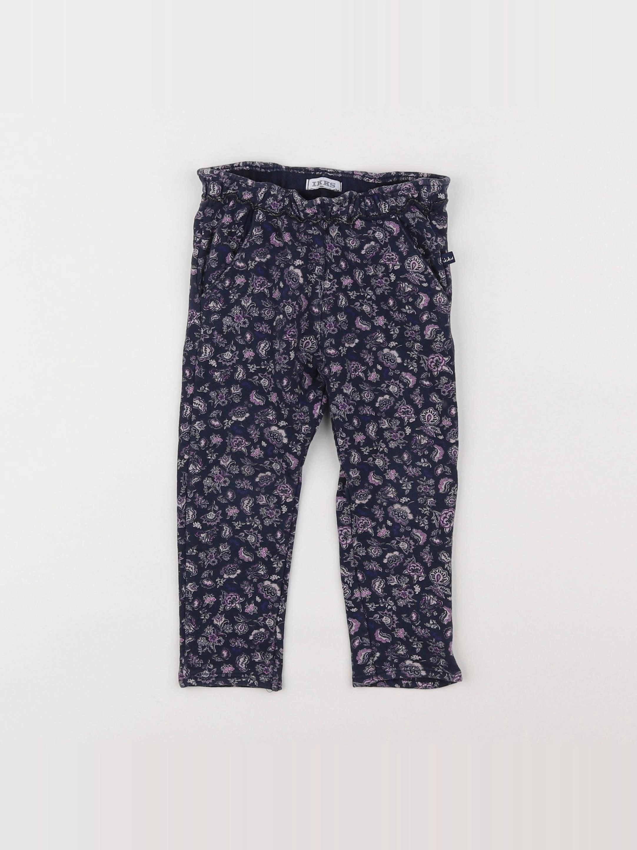 IKKS - jogging bleu, violet - 18 mois