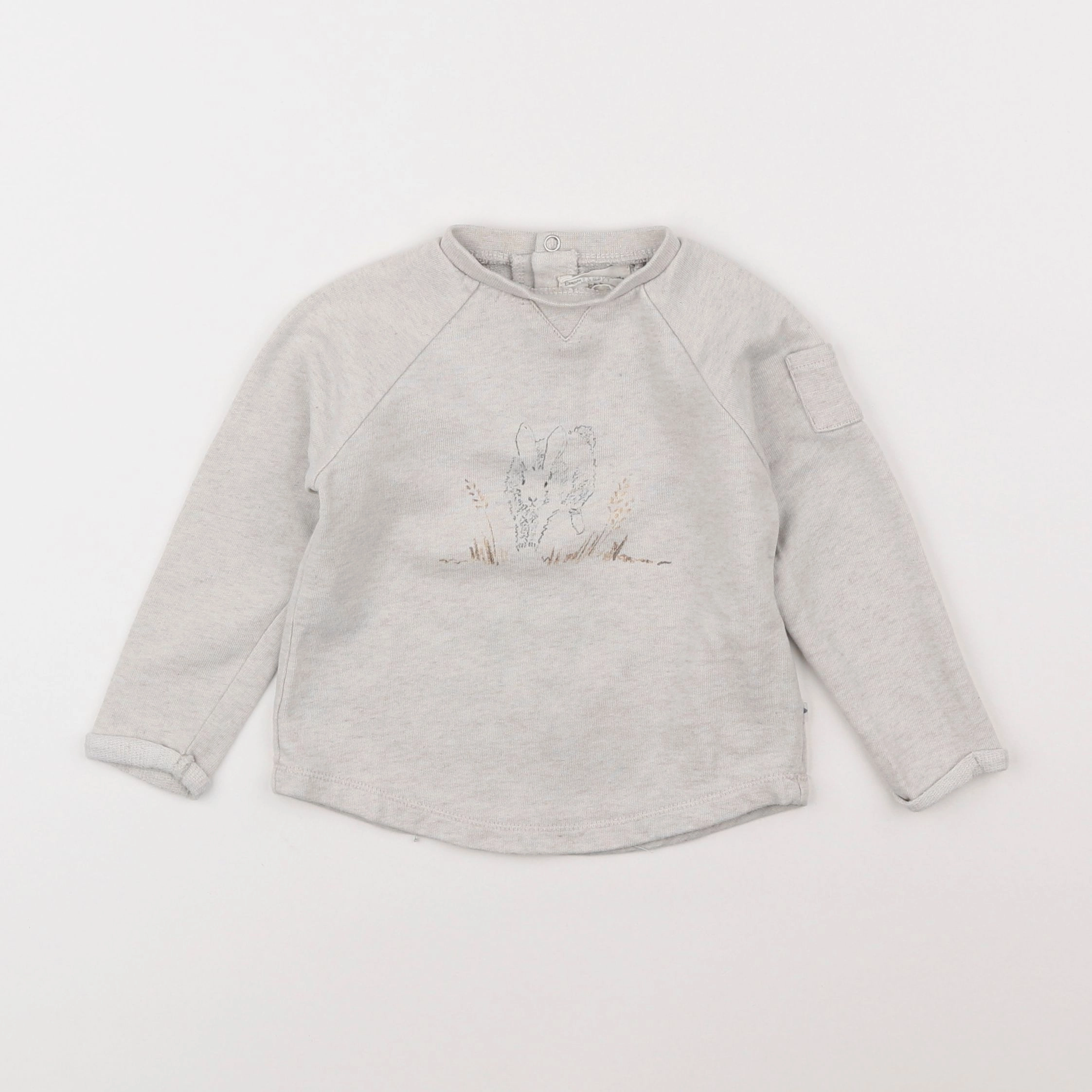 Arsène et les pipelettes - sweat beige - 2 ans