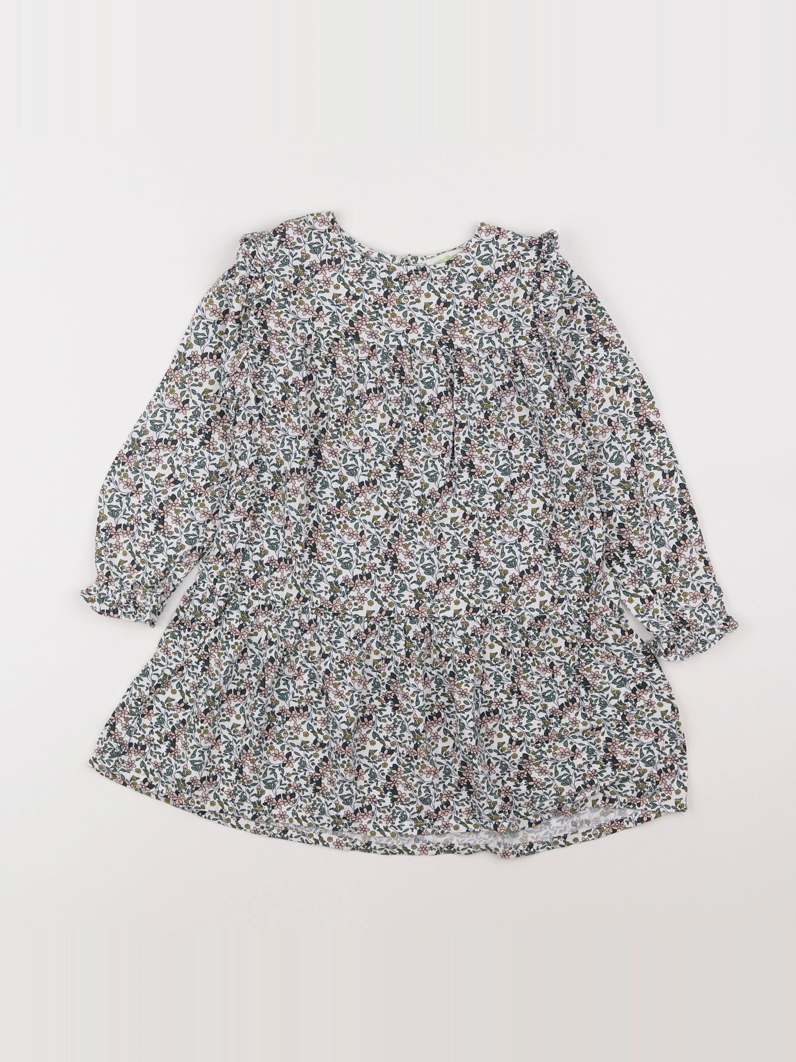 Vertbaudet - robe multicolore - 4 ans