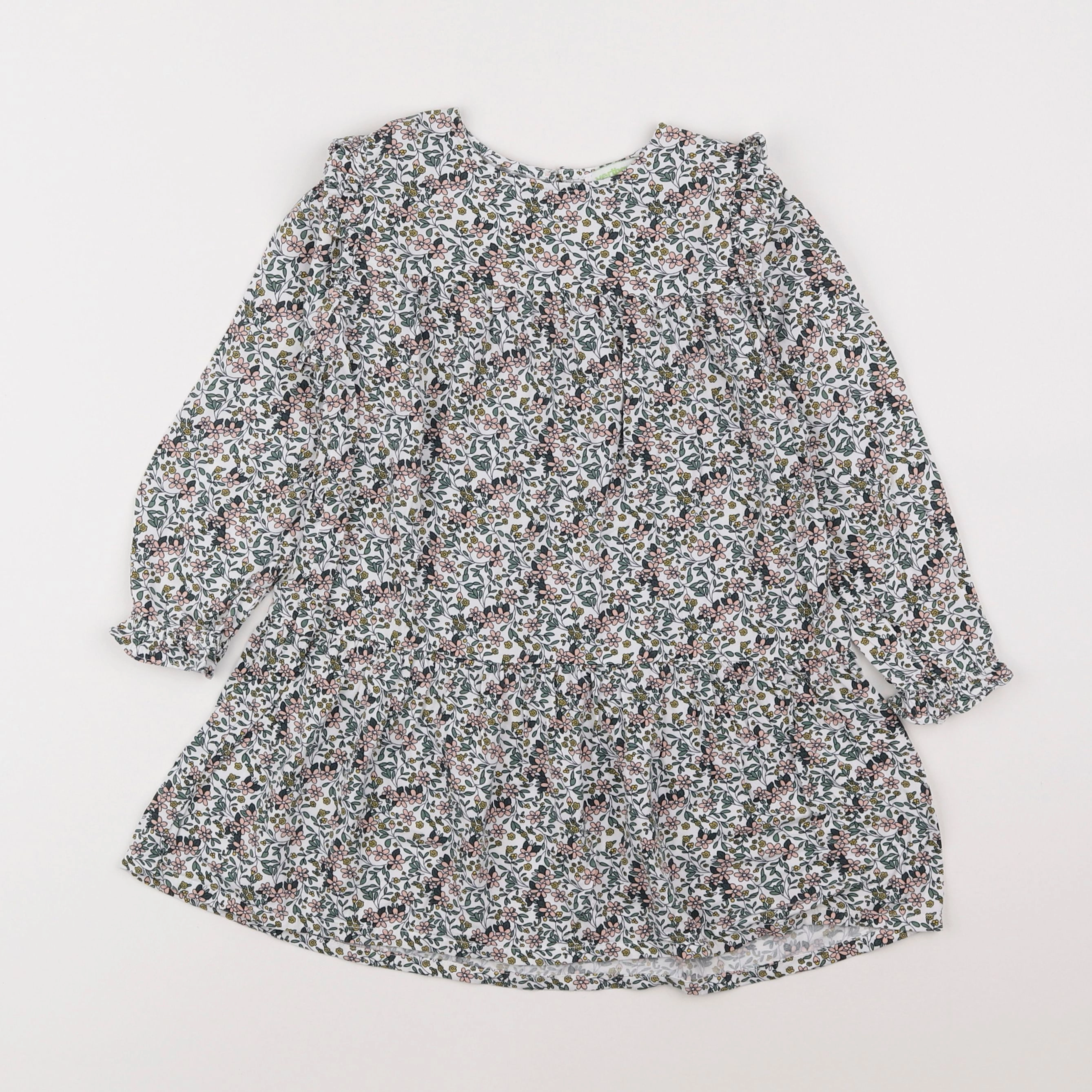 Vertbaudet - robe multicolore - 4 ans