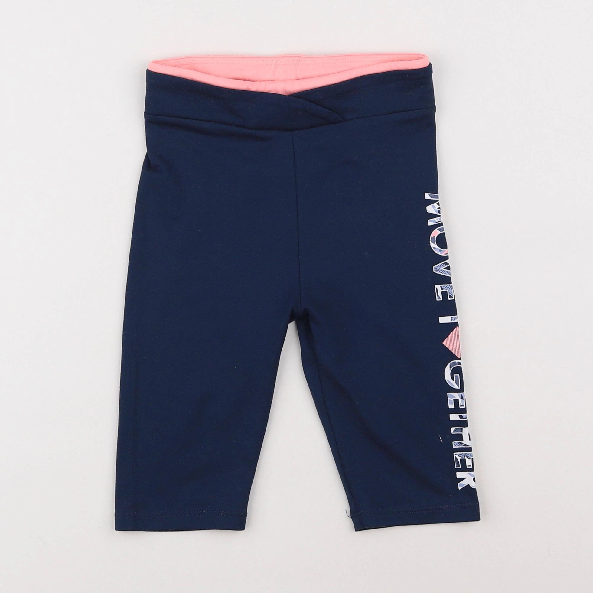 Vertbaudet - legging sport court bleu - 4 ans