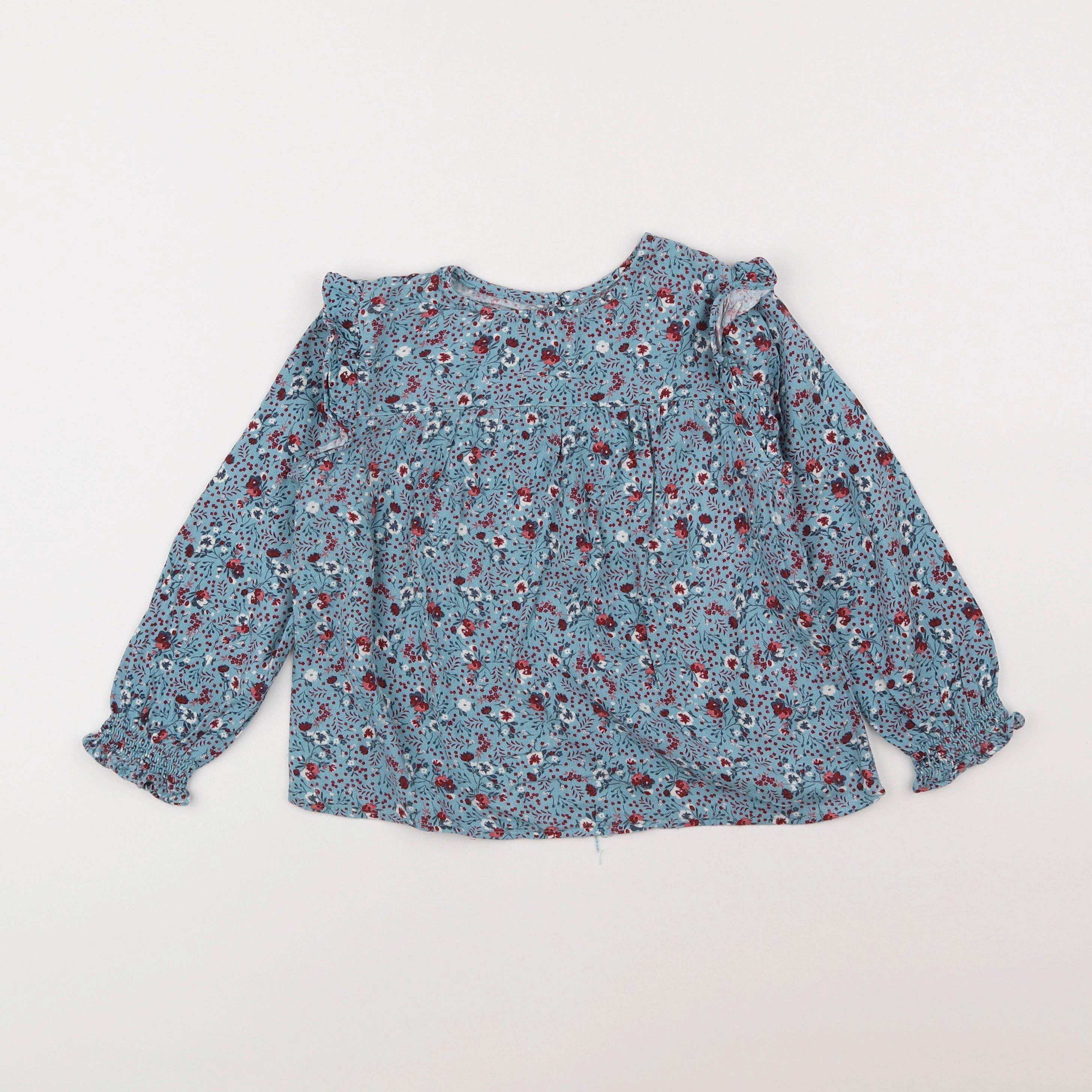 Vertbaudet - blouse bleu - 5 ans