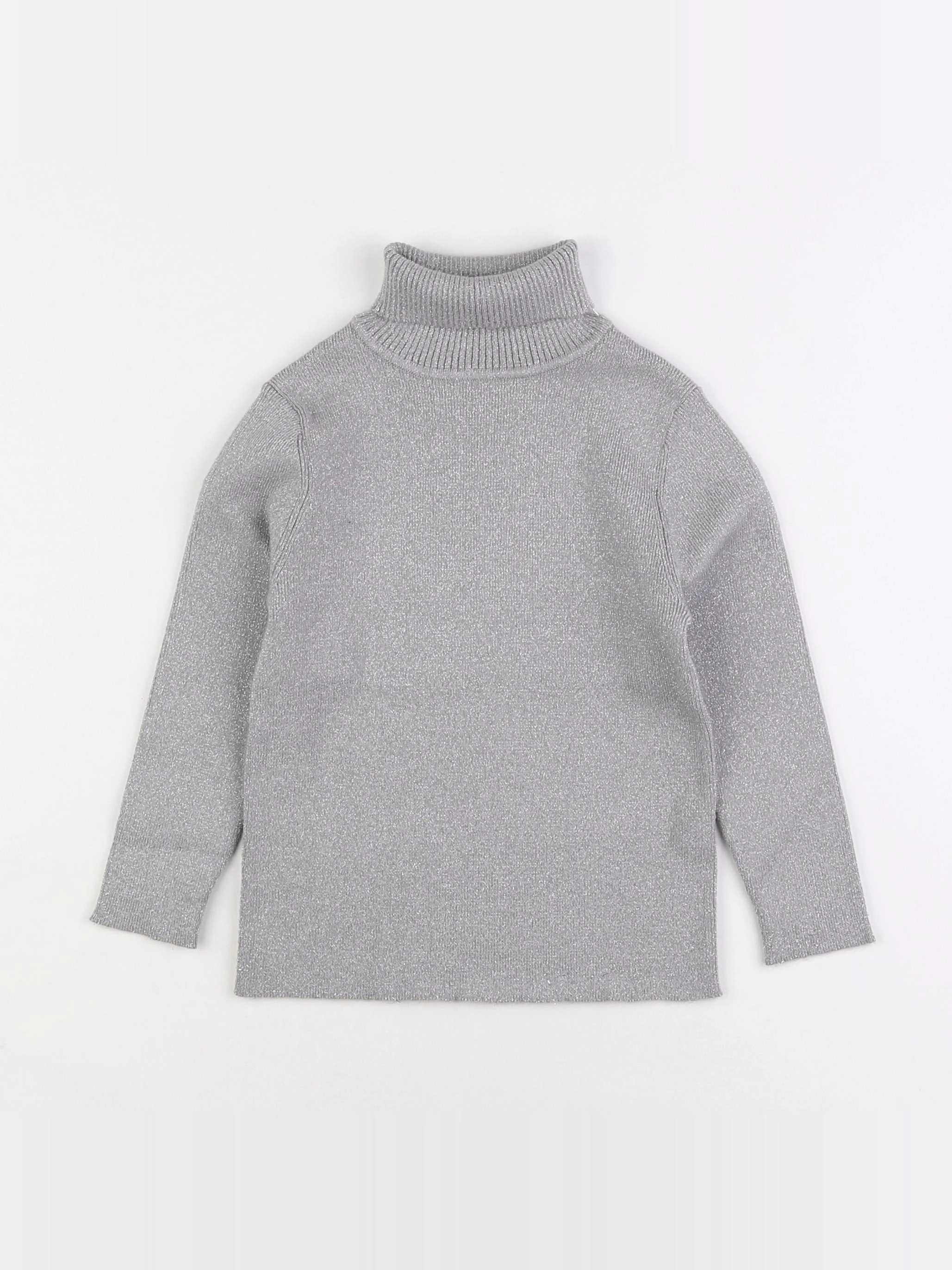 Zara - pull argent - 6 ans