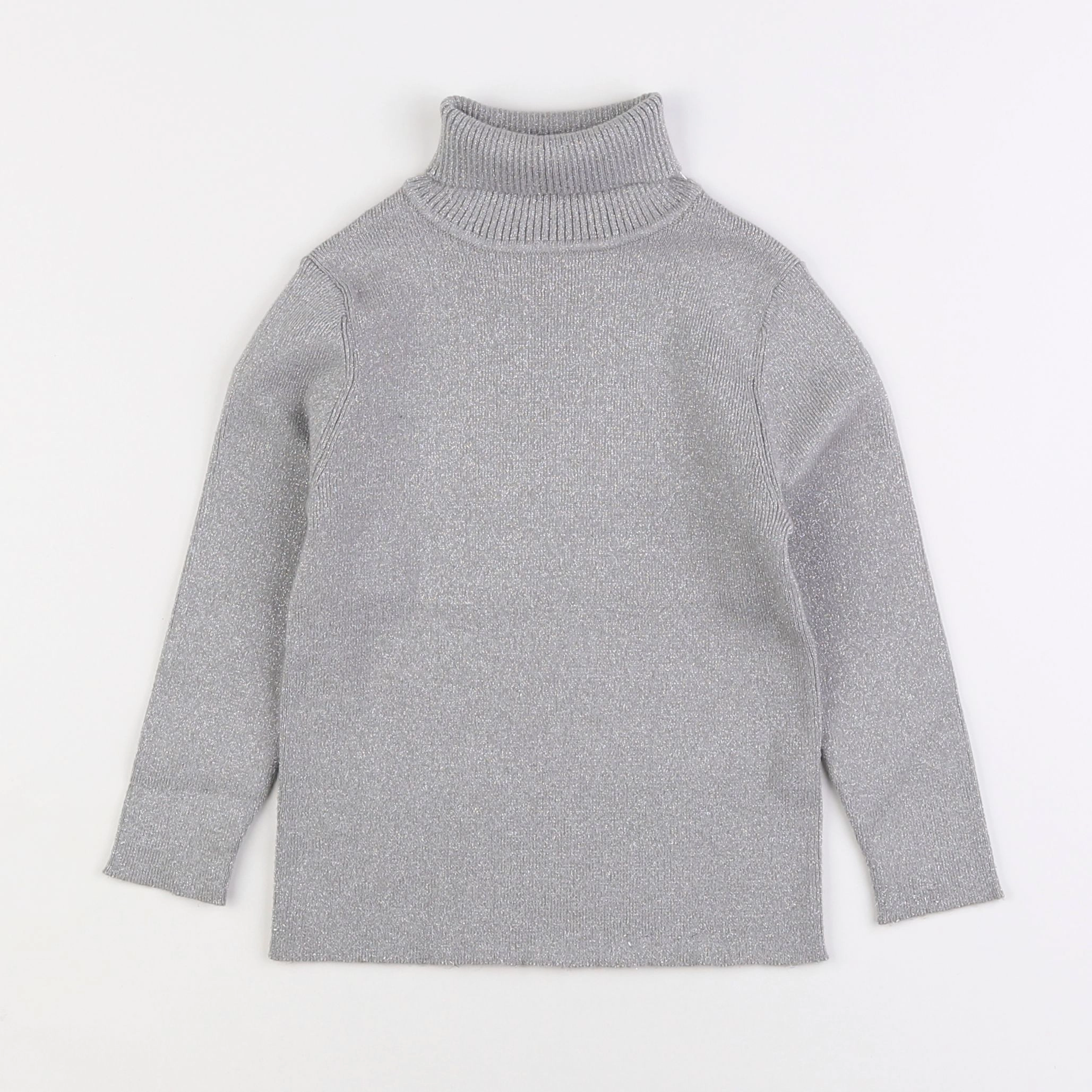 Zara - pull argent - 6 ans