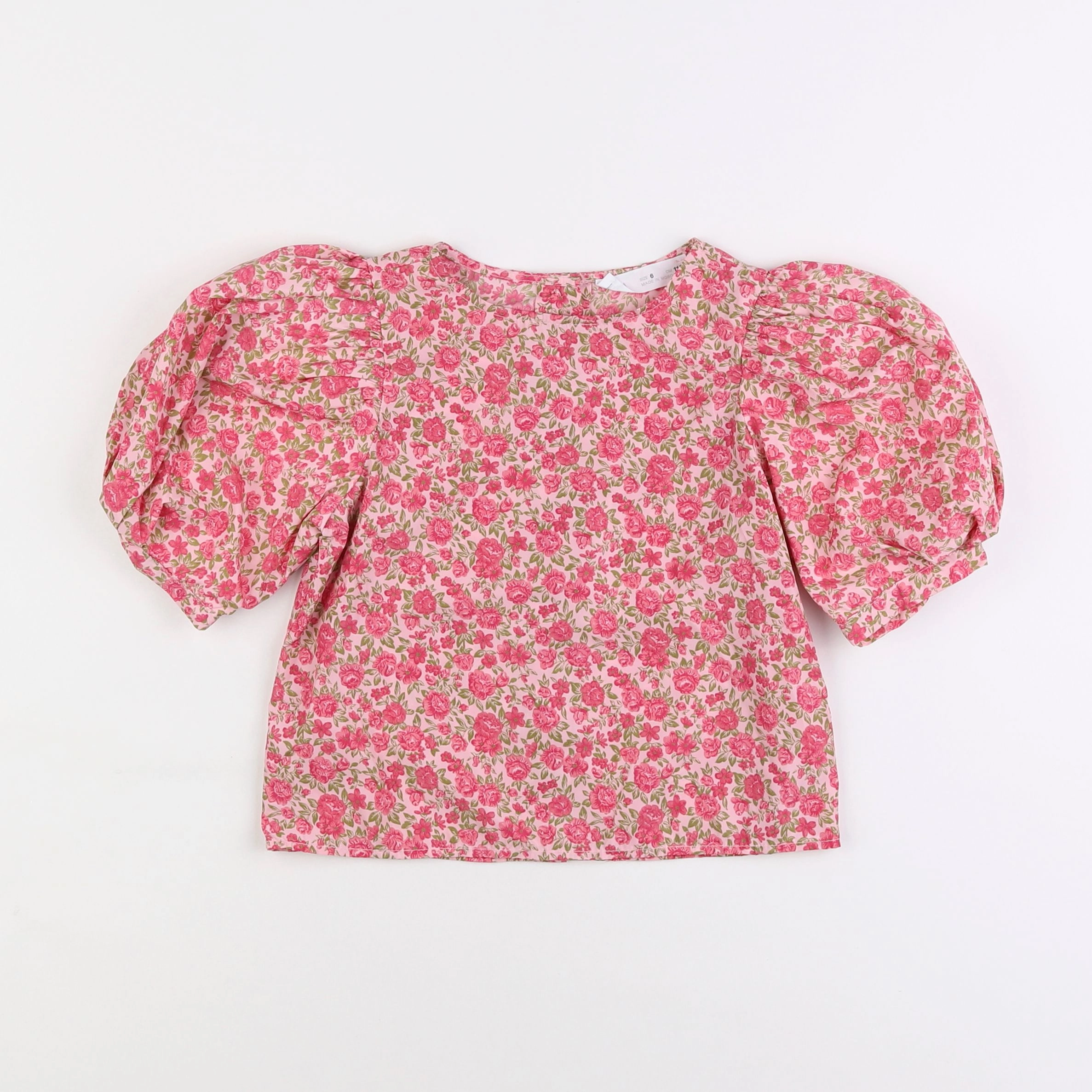 Zara - blouse rose - 6 ans