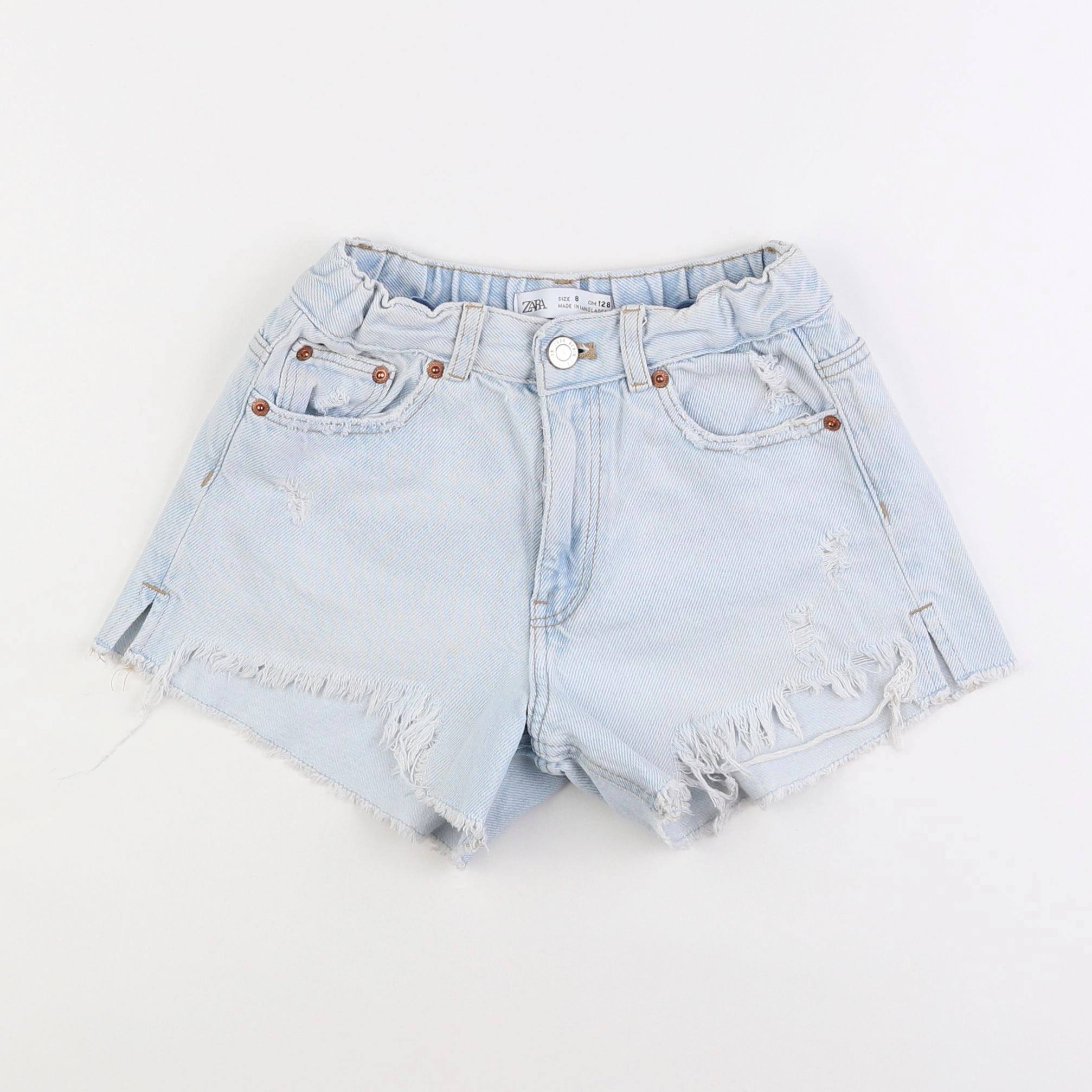 Zara - short bleu - 8 ans