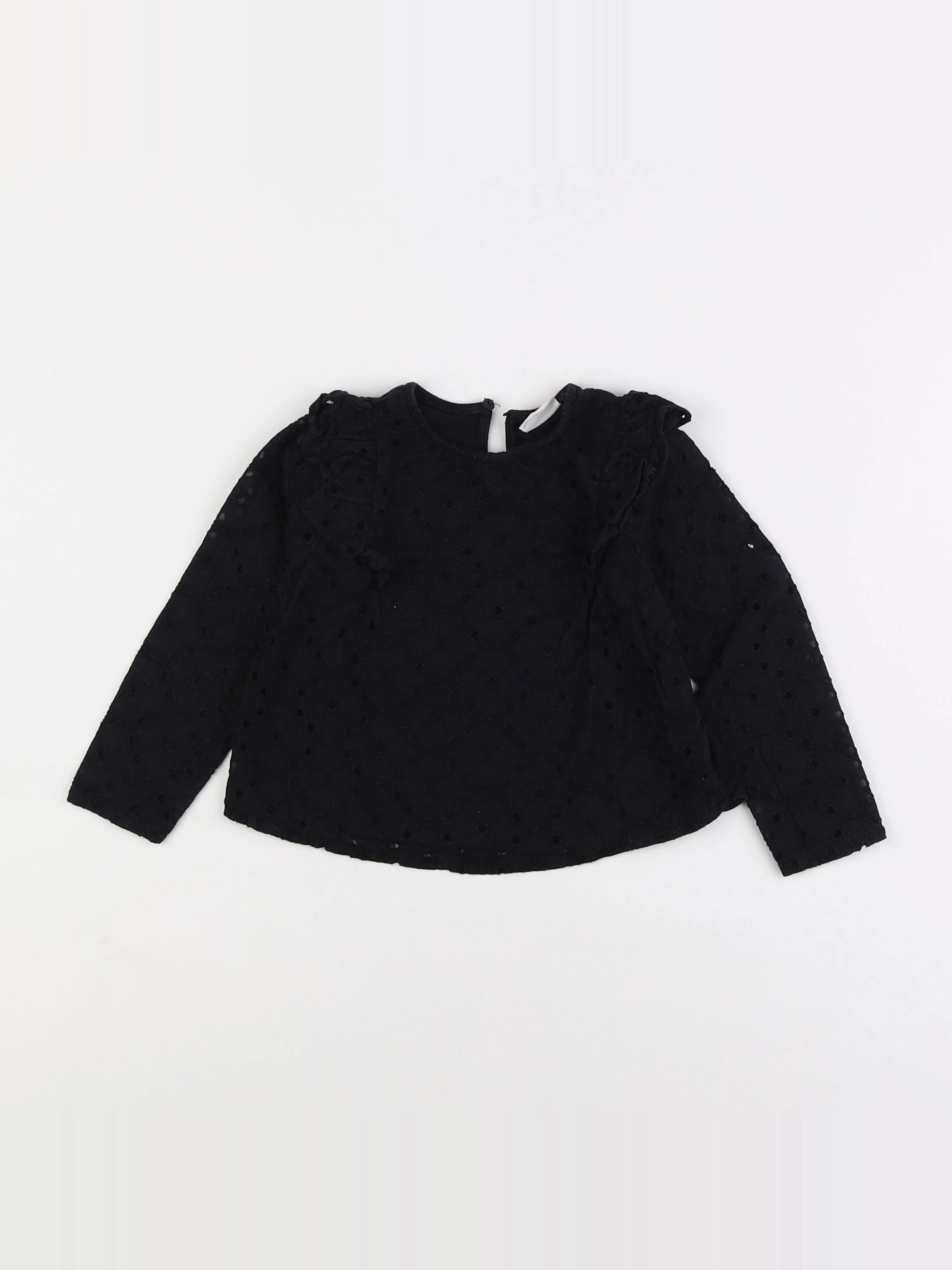 Zara - blouse noir - 5 ans