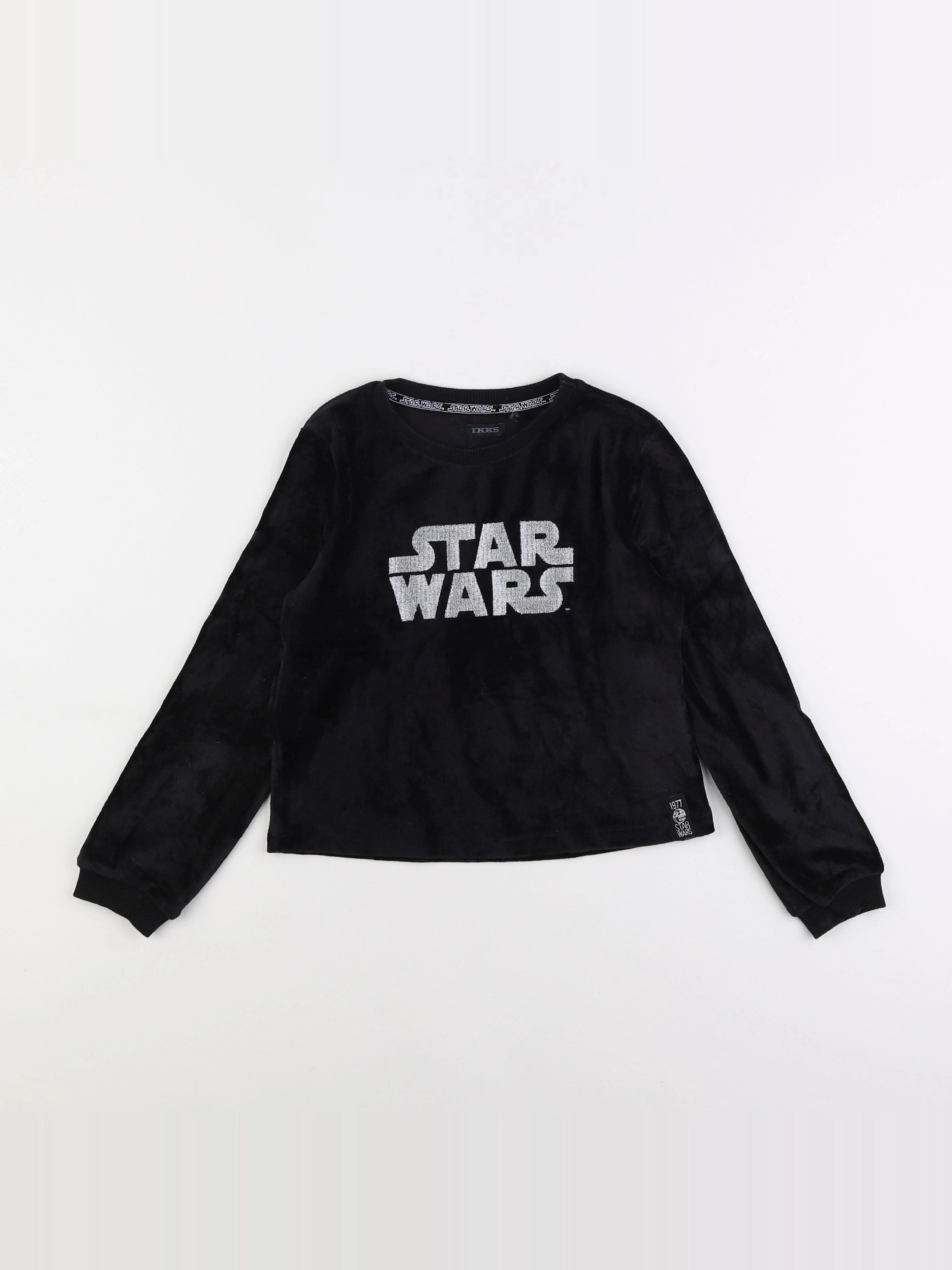 IKKS - sweat noir - 6 ans