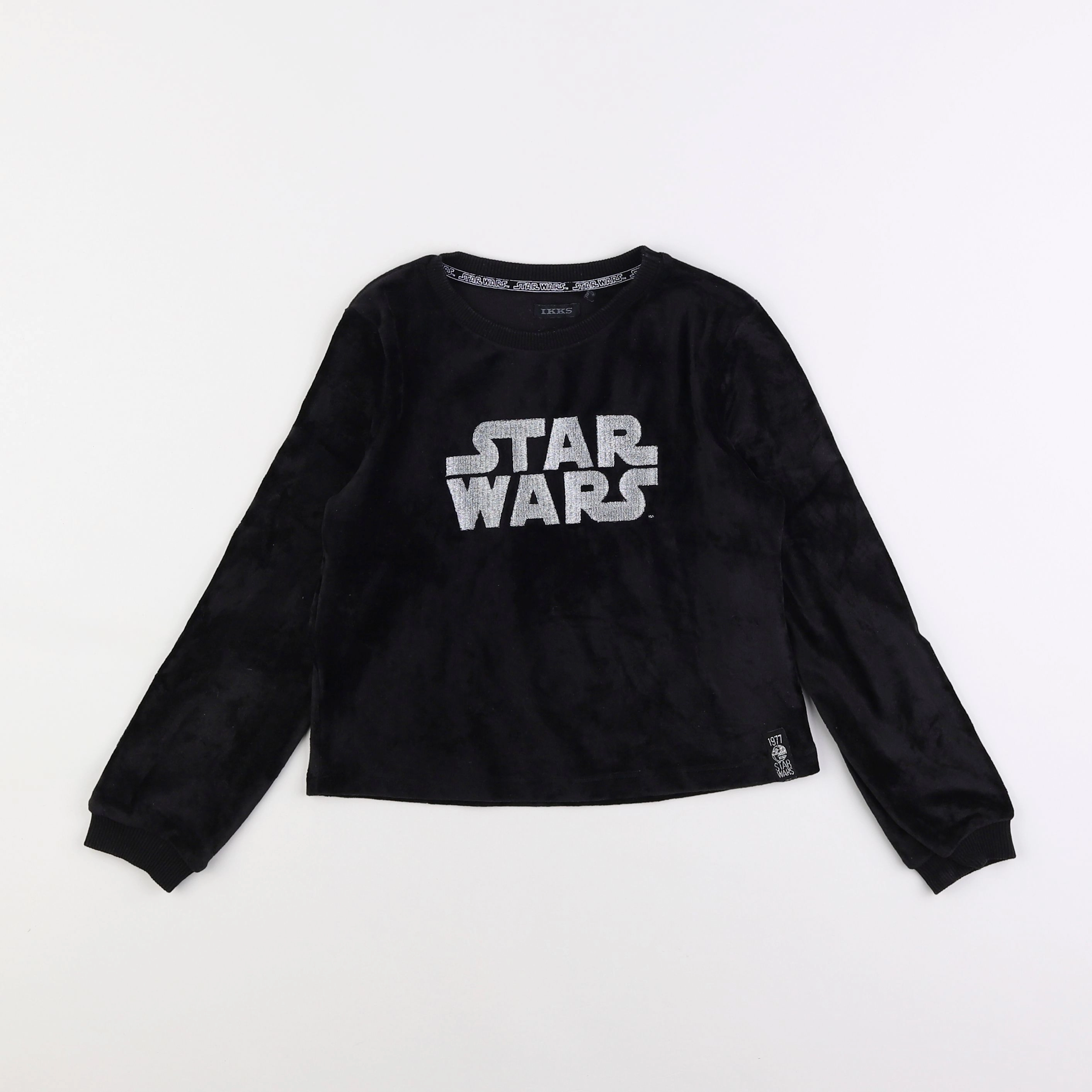 IKKS - sweat noir - 6 ans