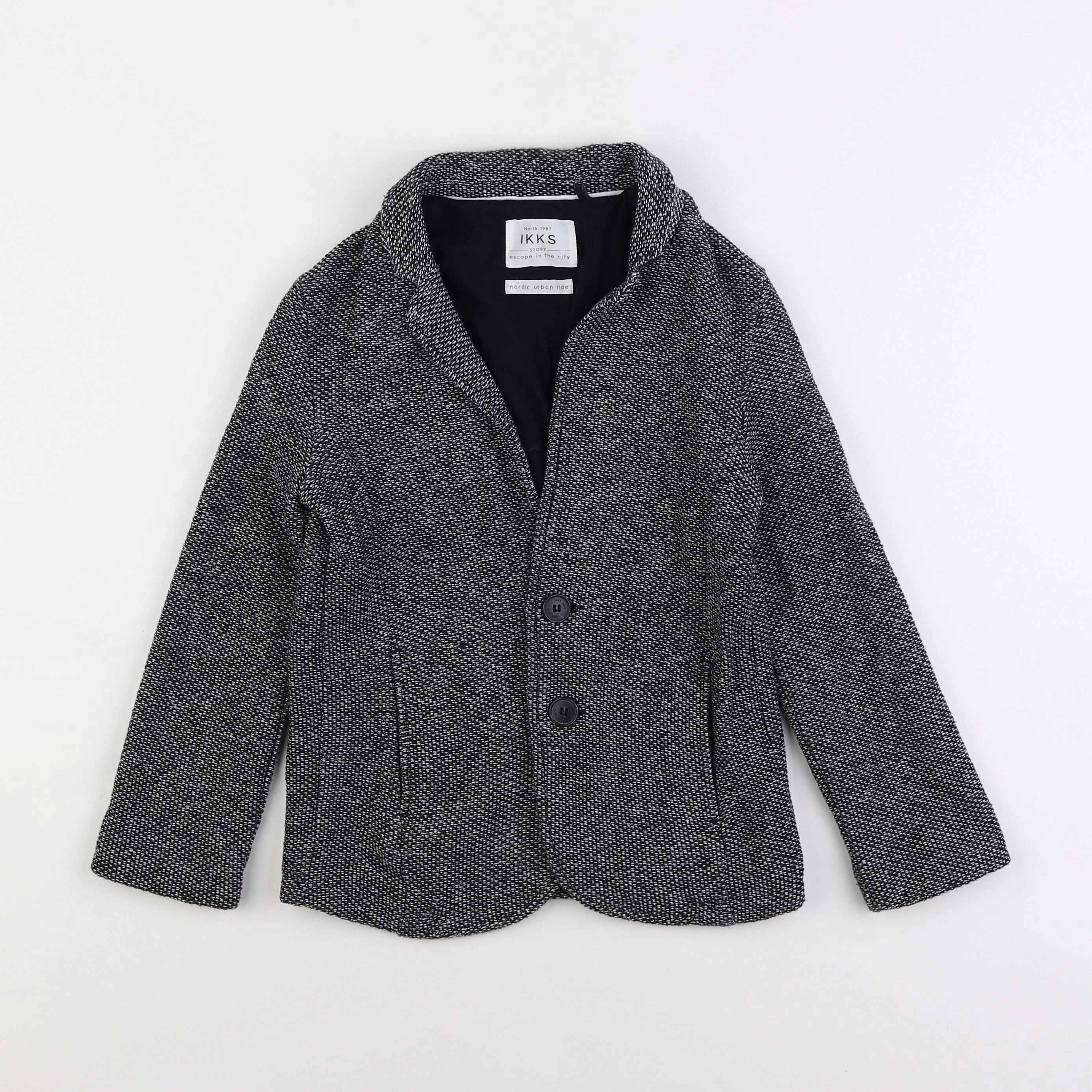 IKKS - veste noir - 8 ans
