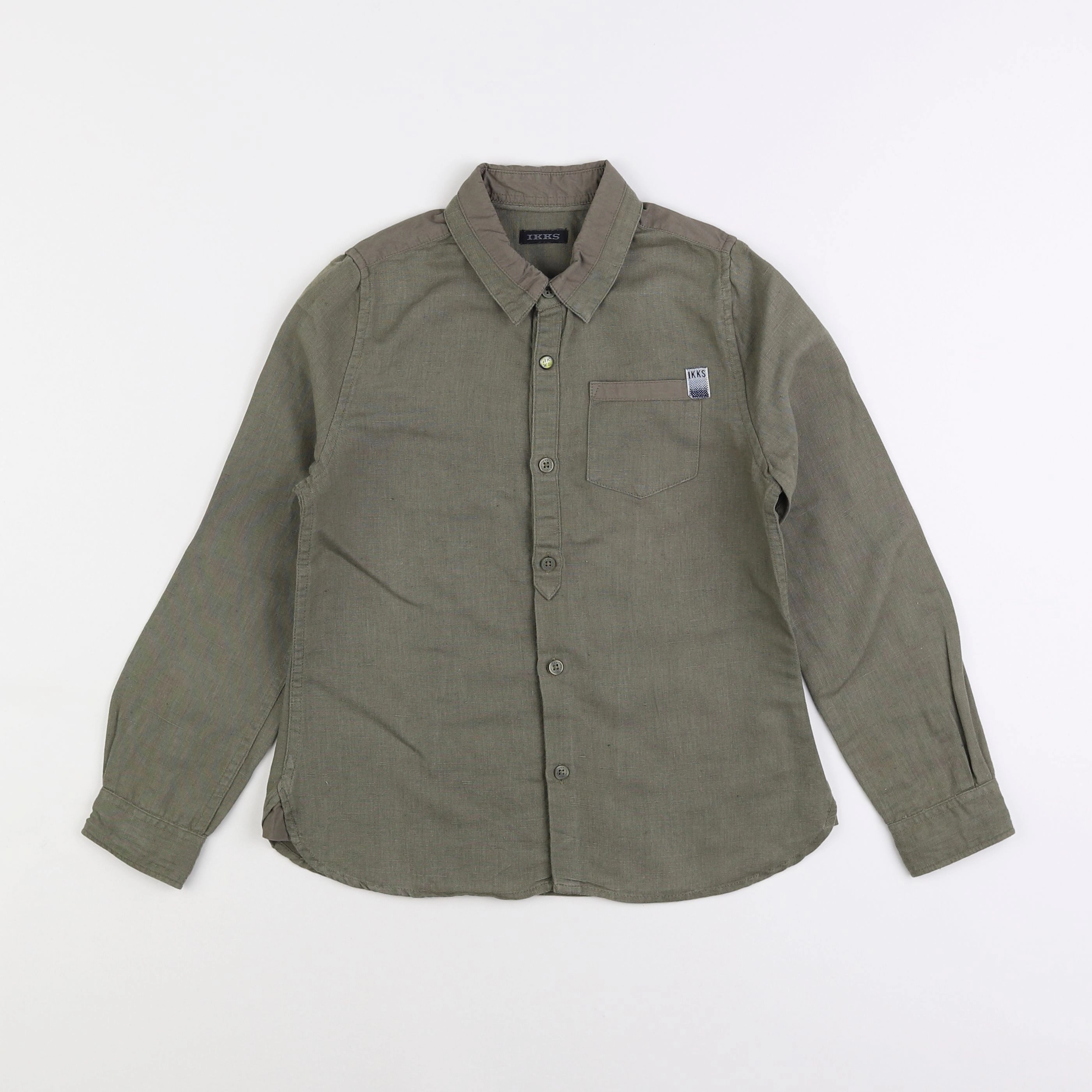 IKKS - chemise vert - 8 ans