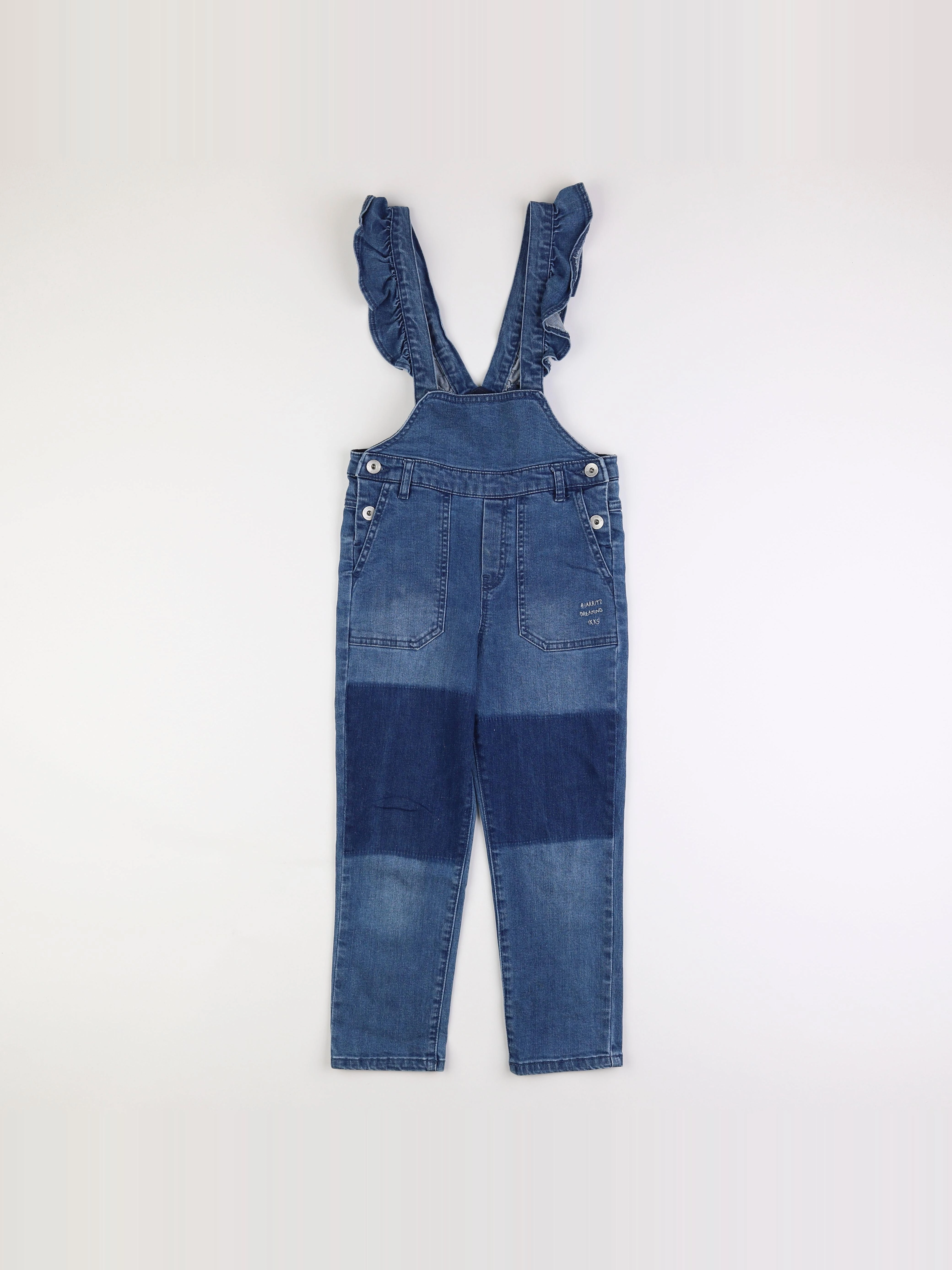 IKKS - salopette bleu - 8 ans