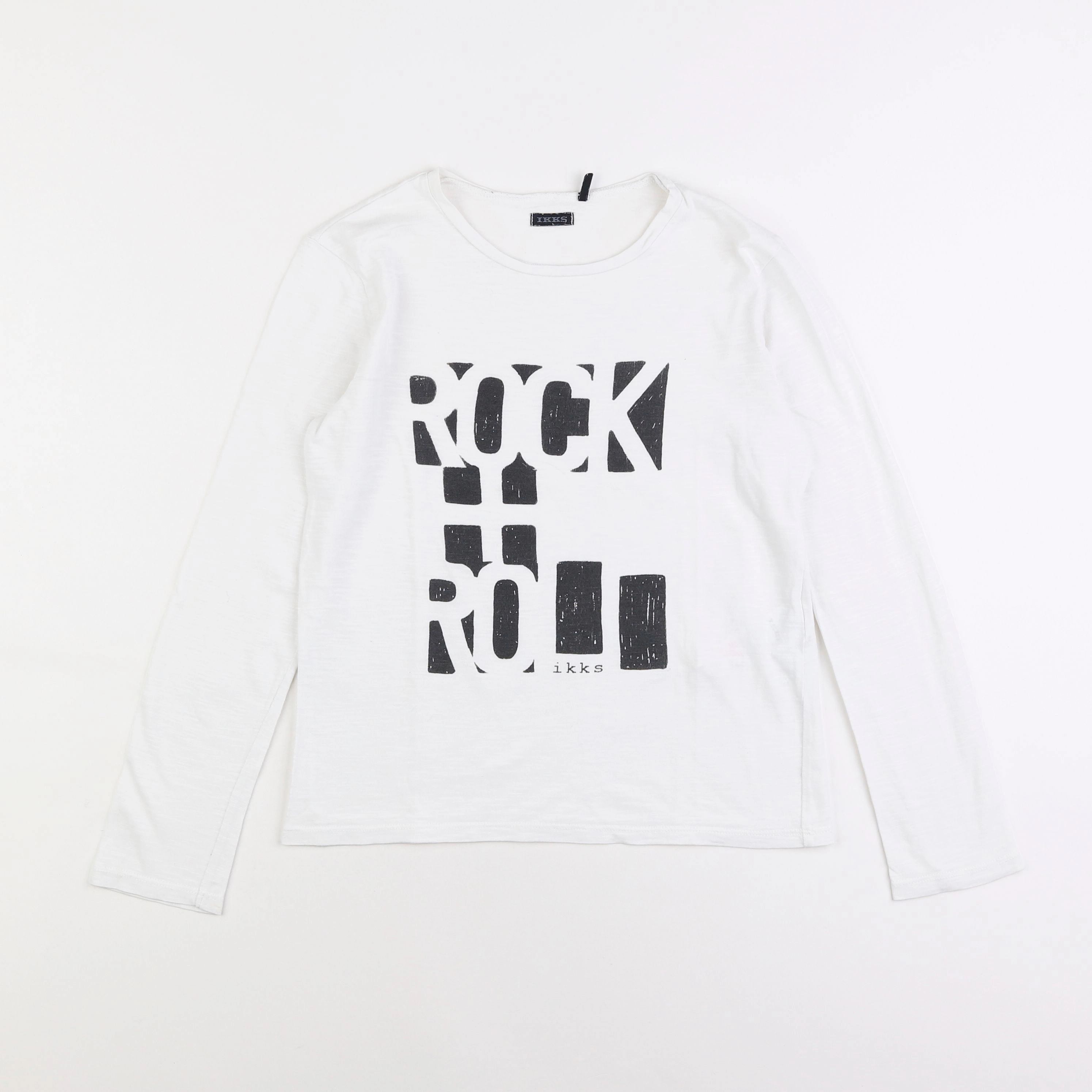 IKKS - tee-shirt blanc - 10 ans