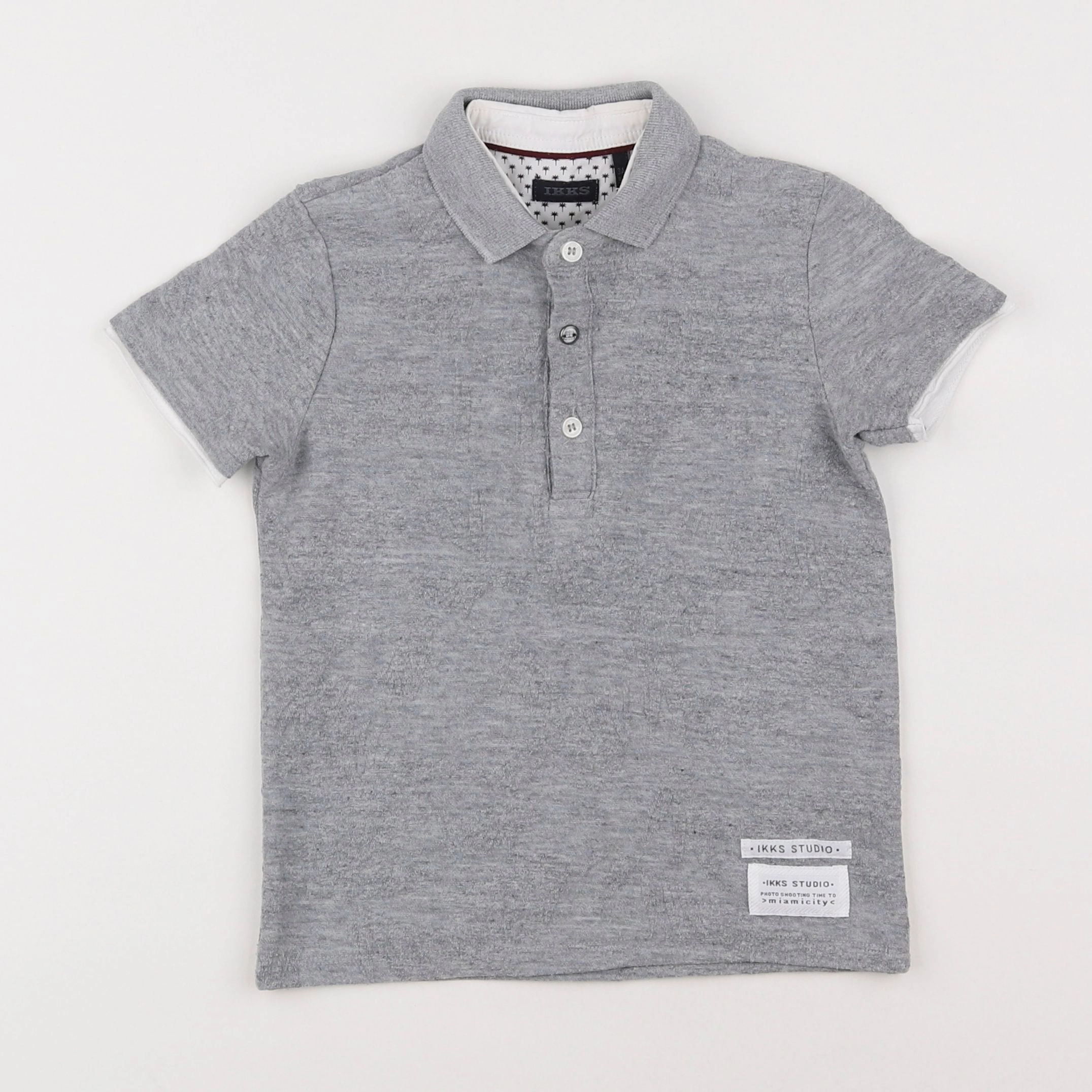 IKKS - polo gris - 3 ans