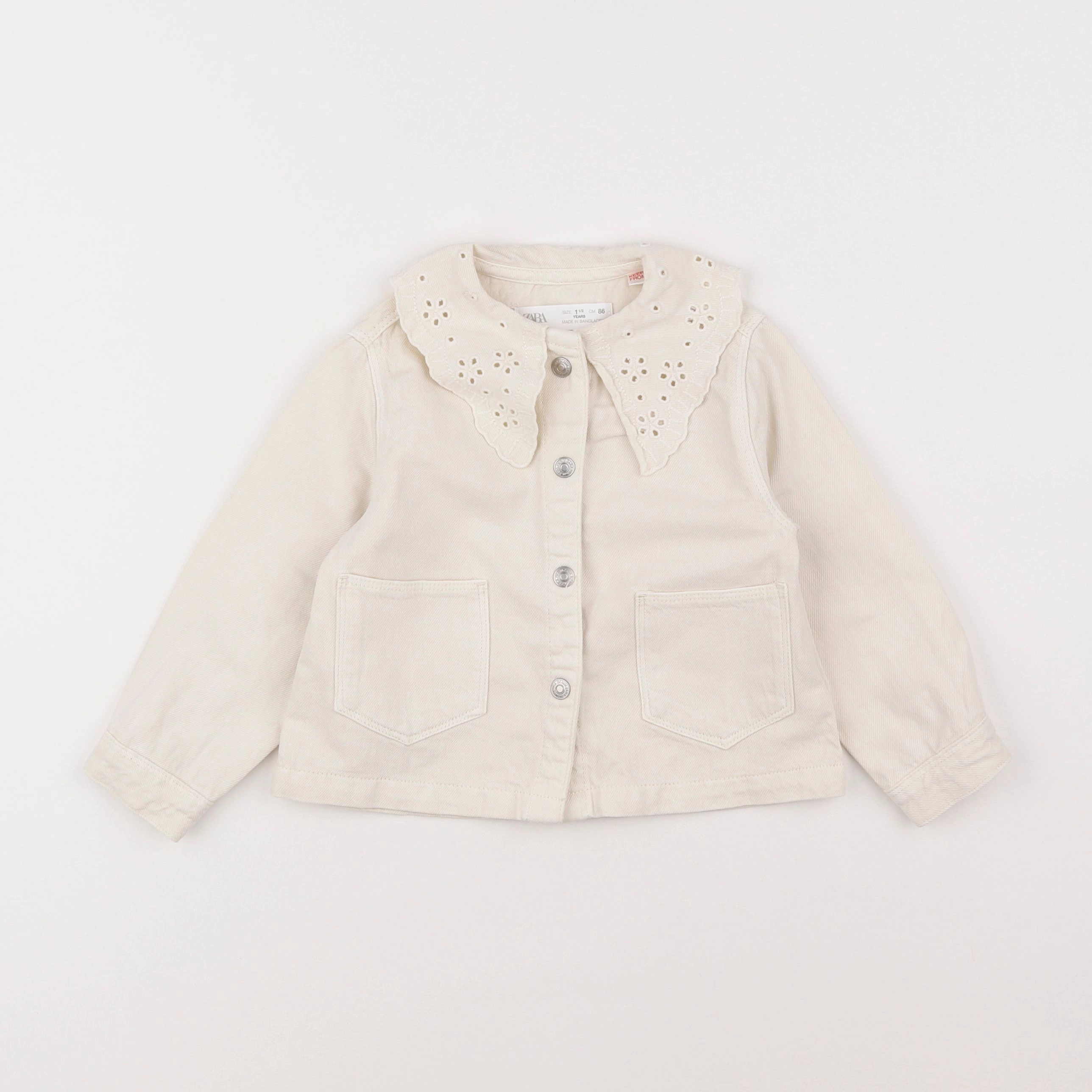 Zara - veste beige - 12/18 mois