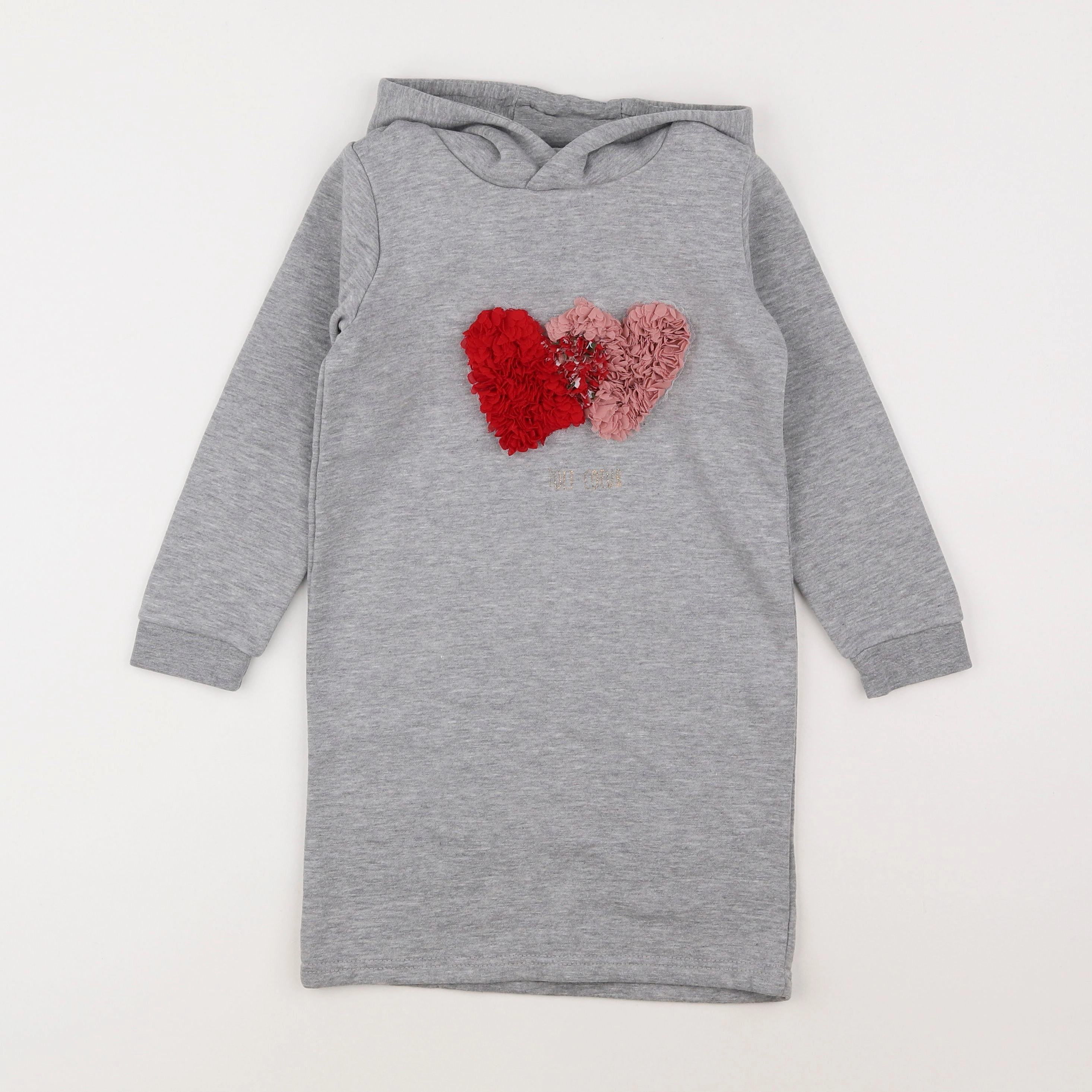 Vertbaudet - robe gris - 6 ans