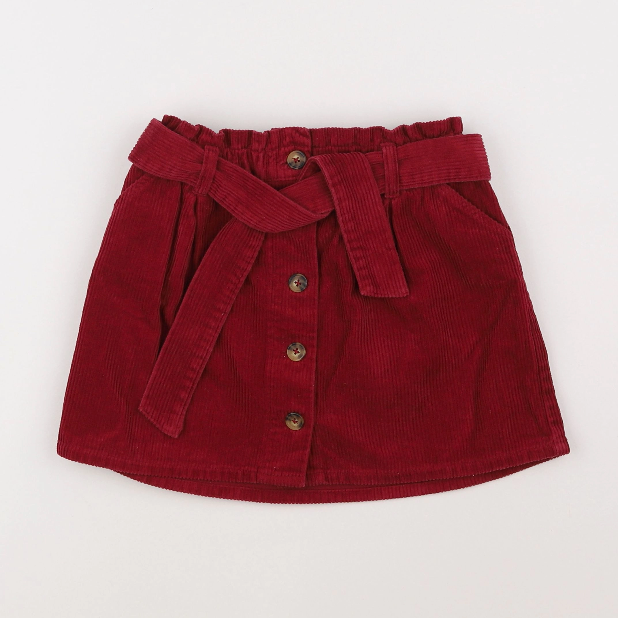 Vertbaudet - jupe rouge - 9 ans