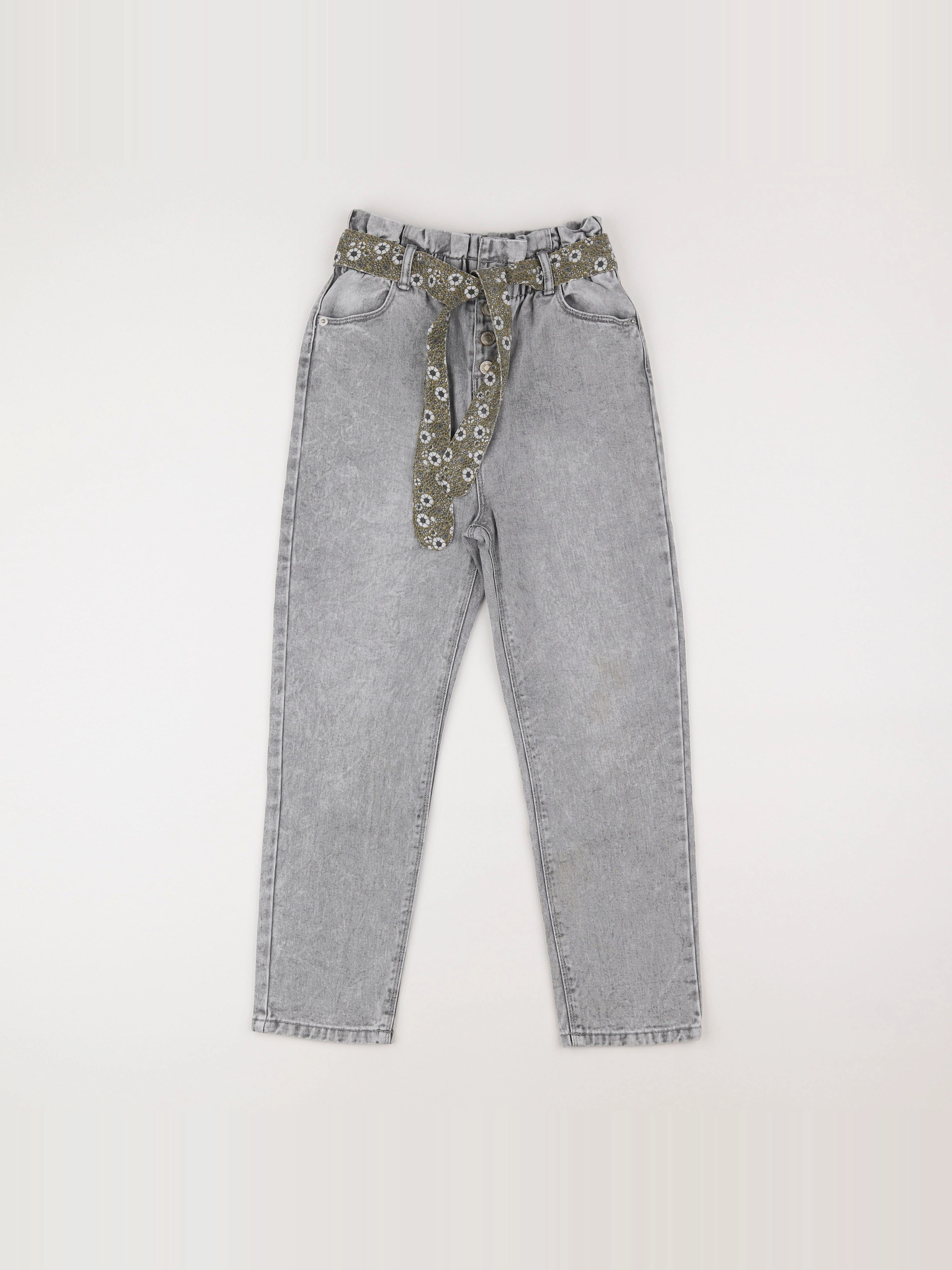 Vertbaudet - jean gris - 9 ans