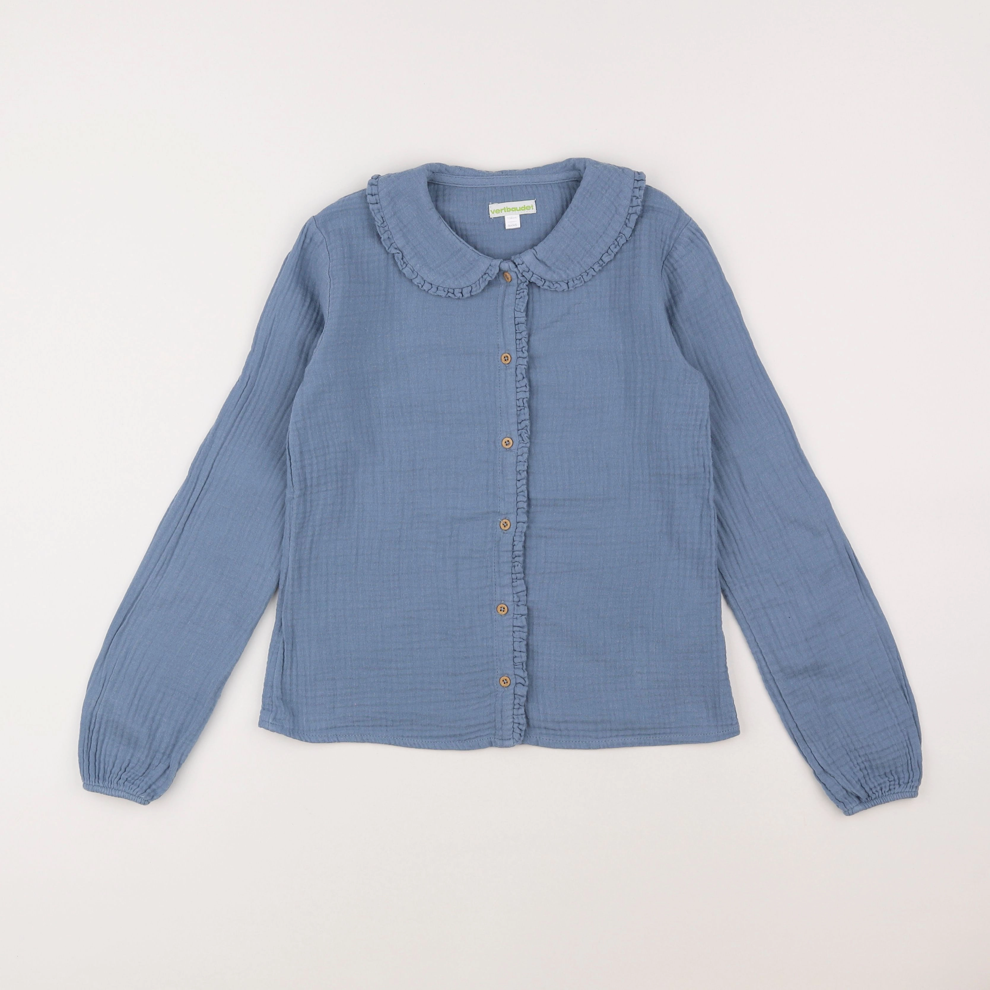 Vertbaudet - blouse bleu - 9 ans