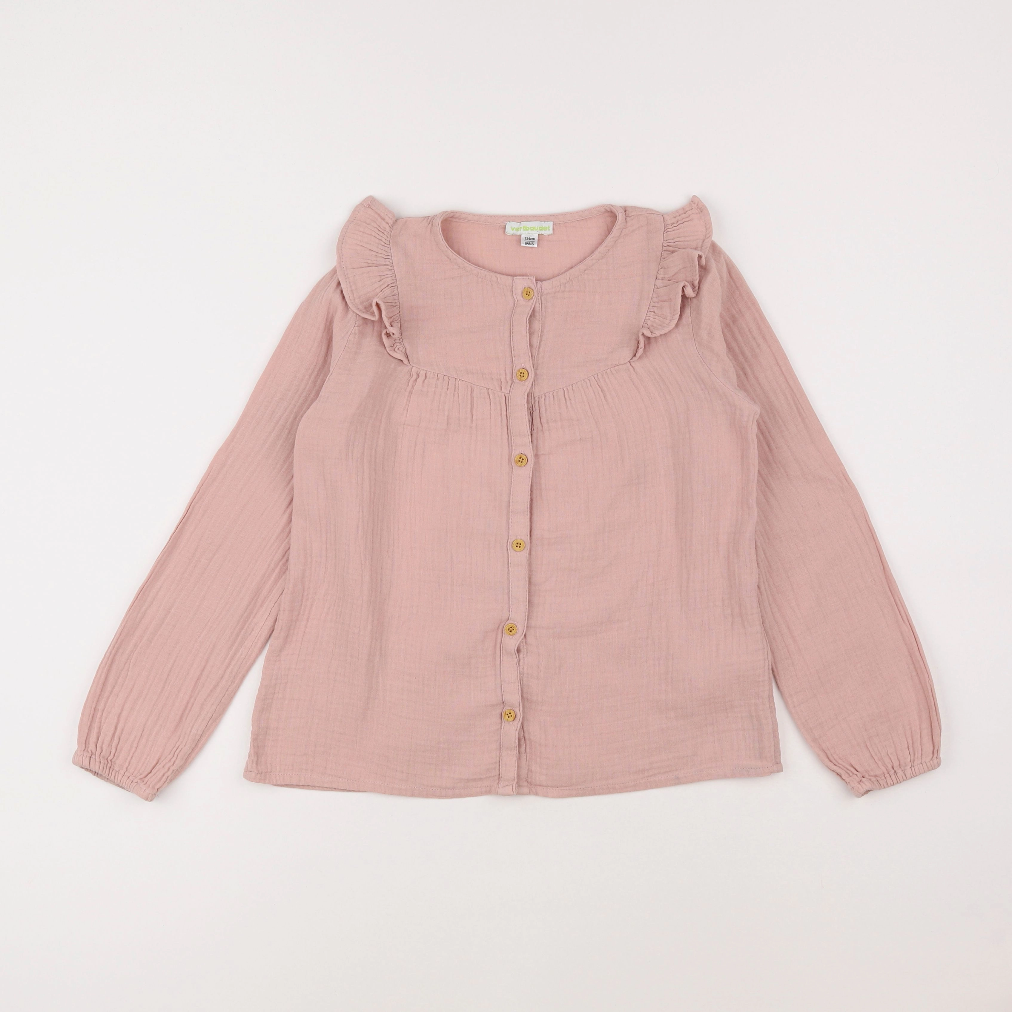 Vertbaudet - blouse rose - 9 ans