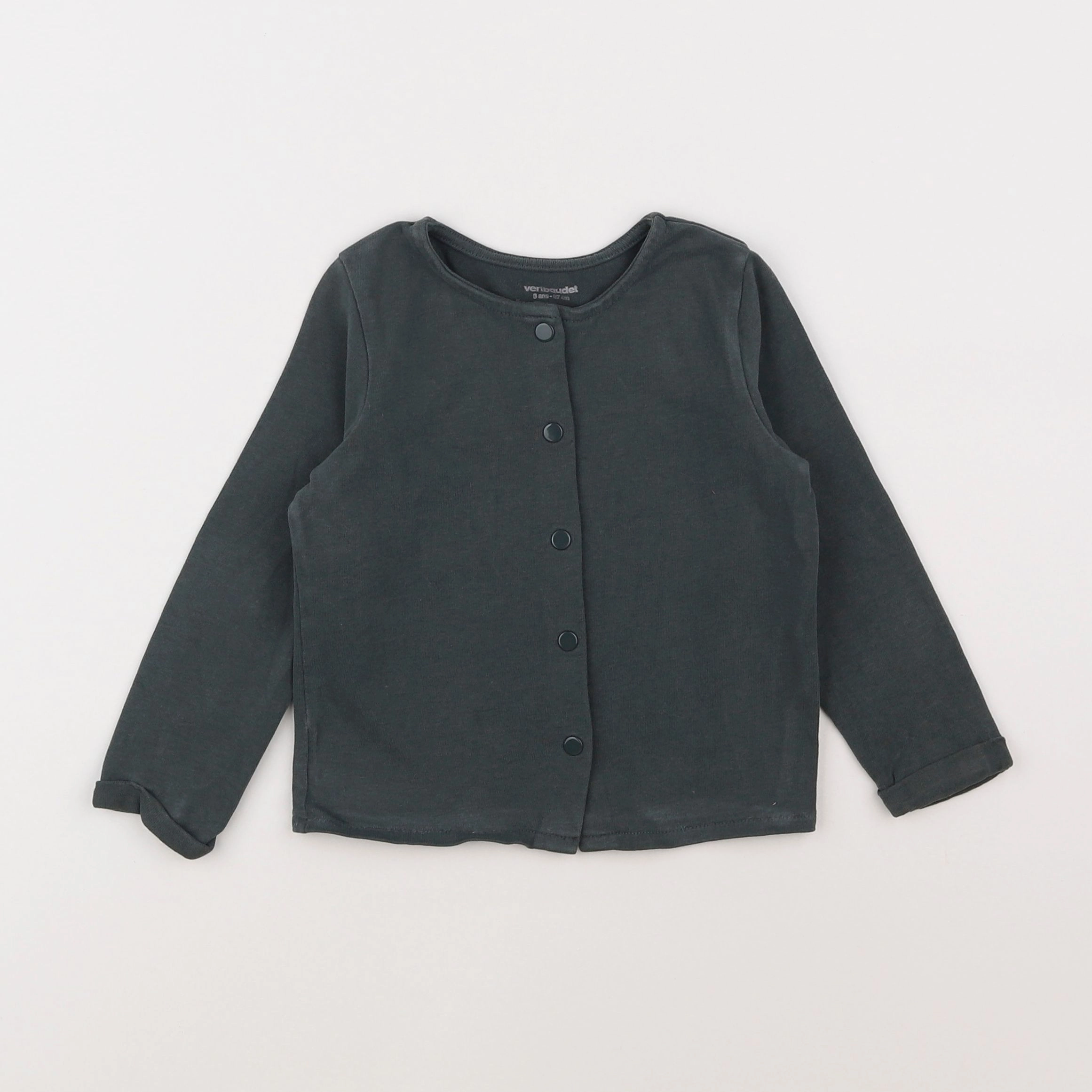 Vertbaudet - sweat vert - 3 ans