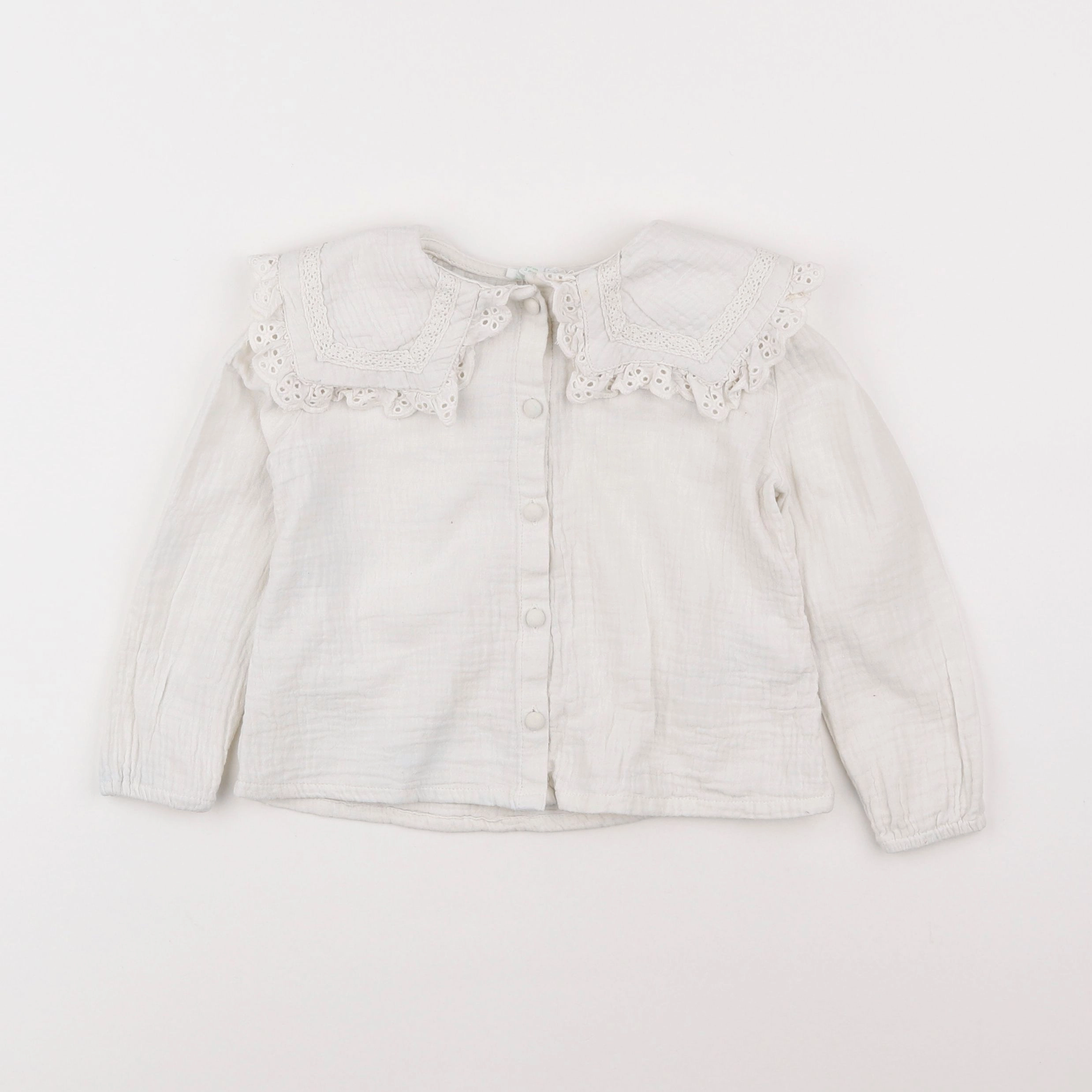 Vertbaudet - blouse blanc - 3 ans