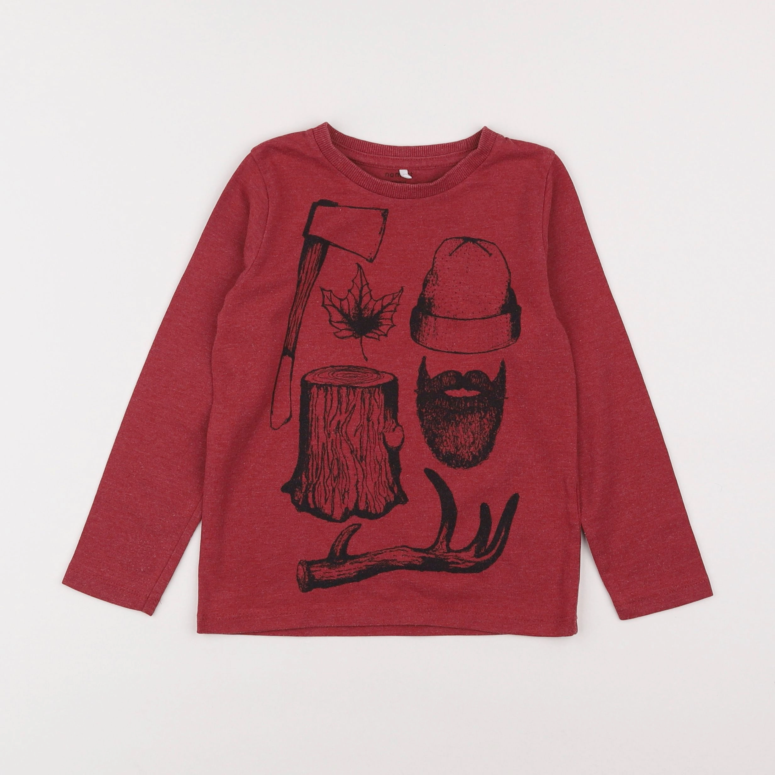 Name it - tee-shirt rouge - 2/3 ans