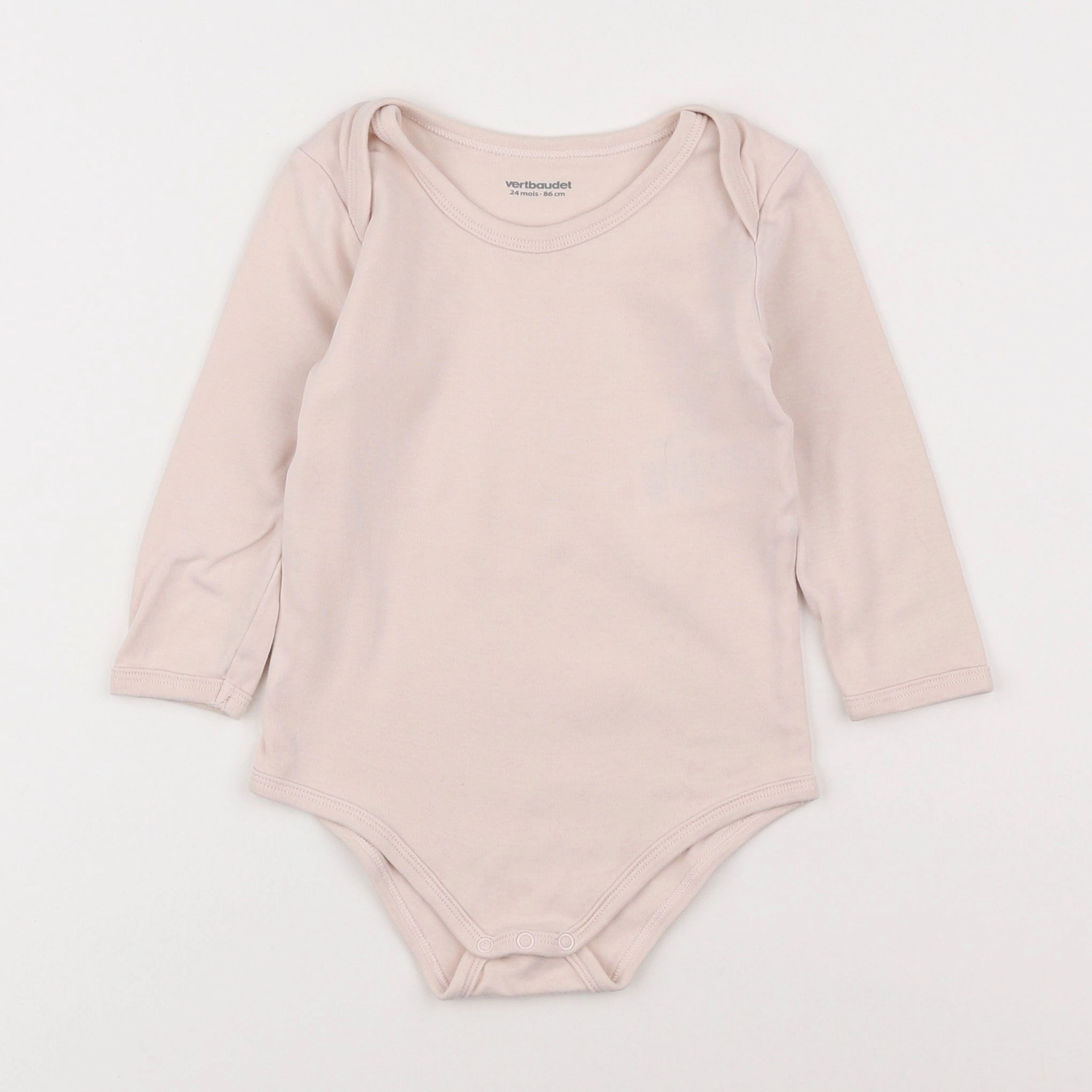 Vertbaudet - body rose - 2 ans