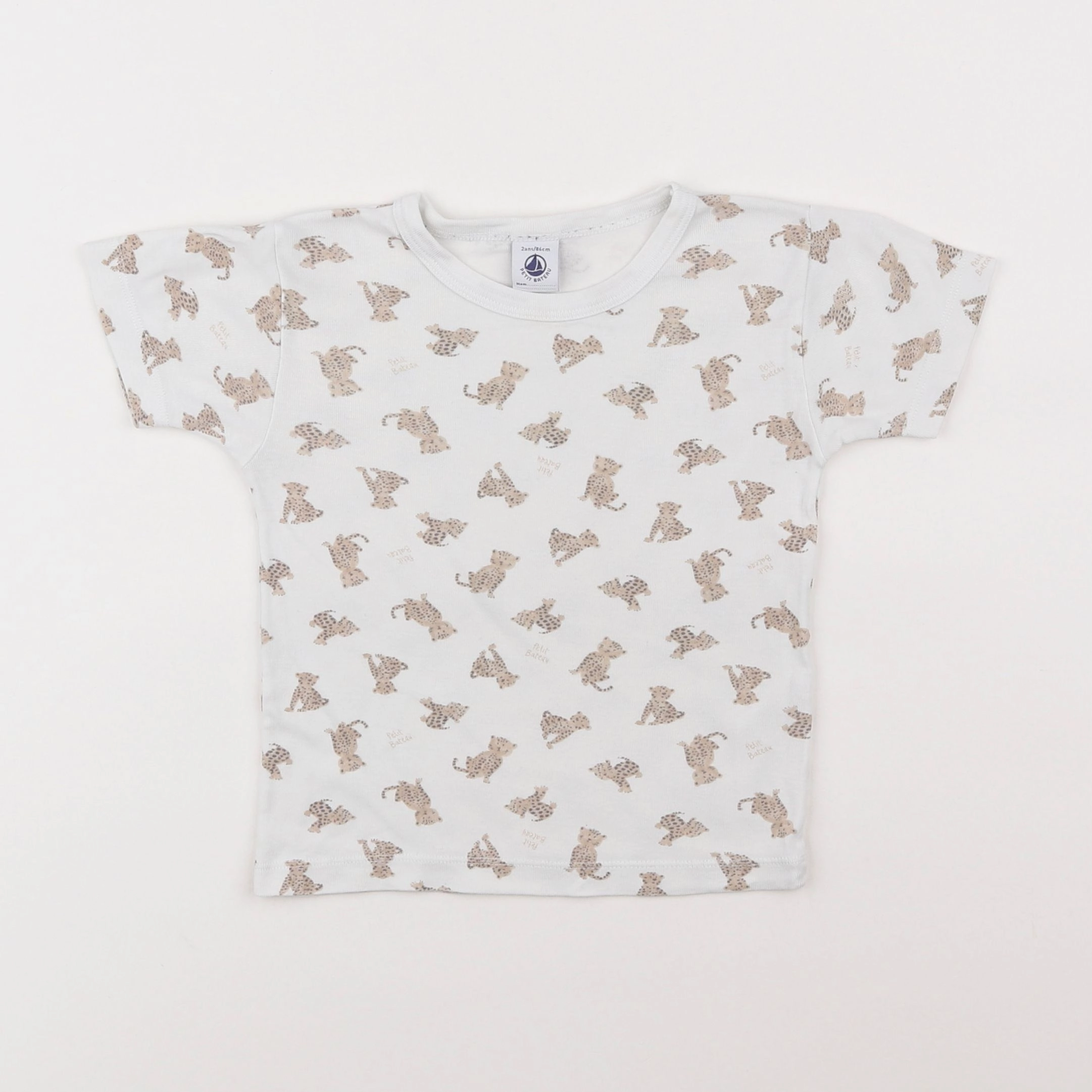 Petit Bateau - maillot de corps blanc - 2 ans