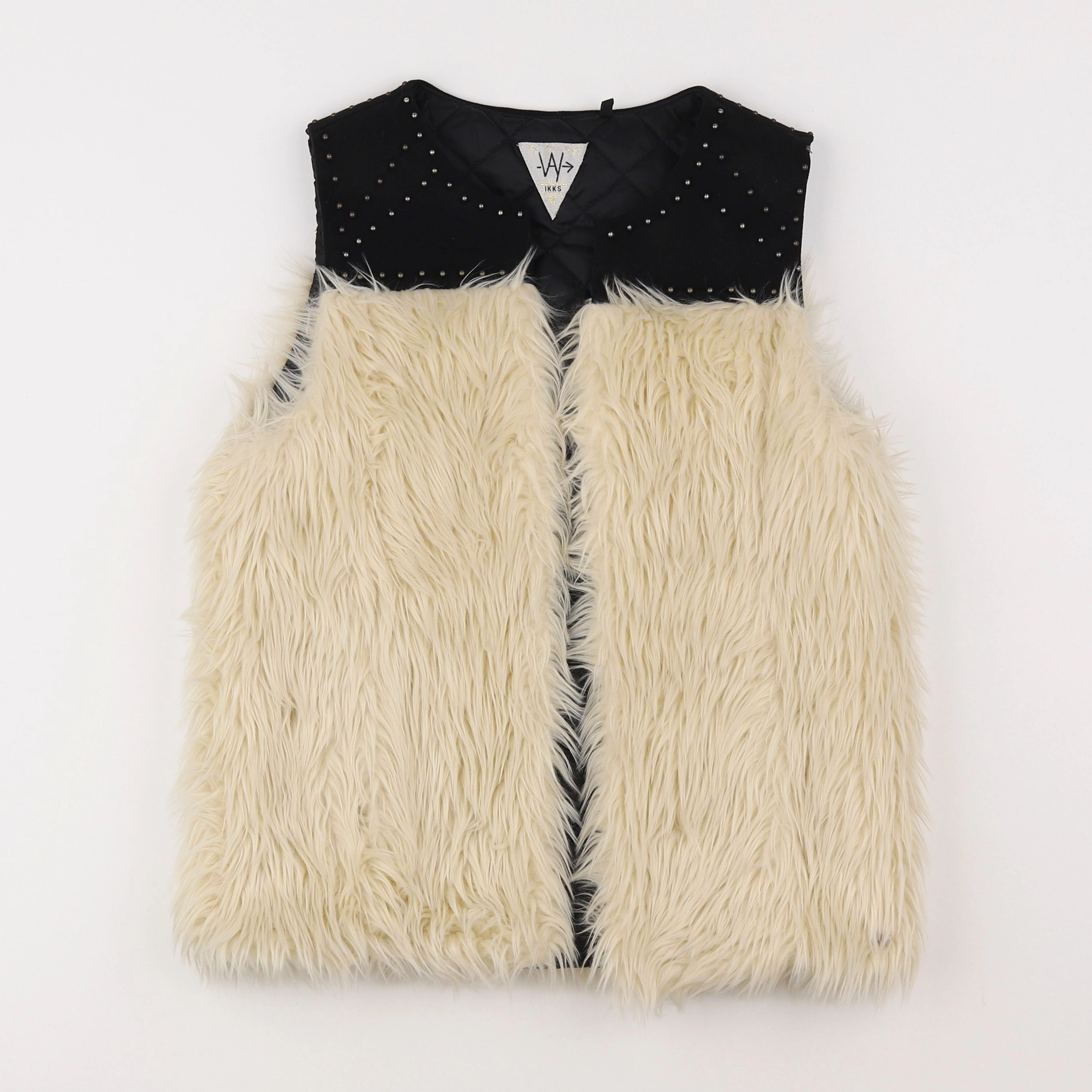 IKKS - gilet blanc, noir - 12 ans