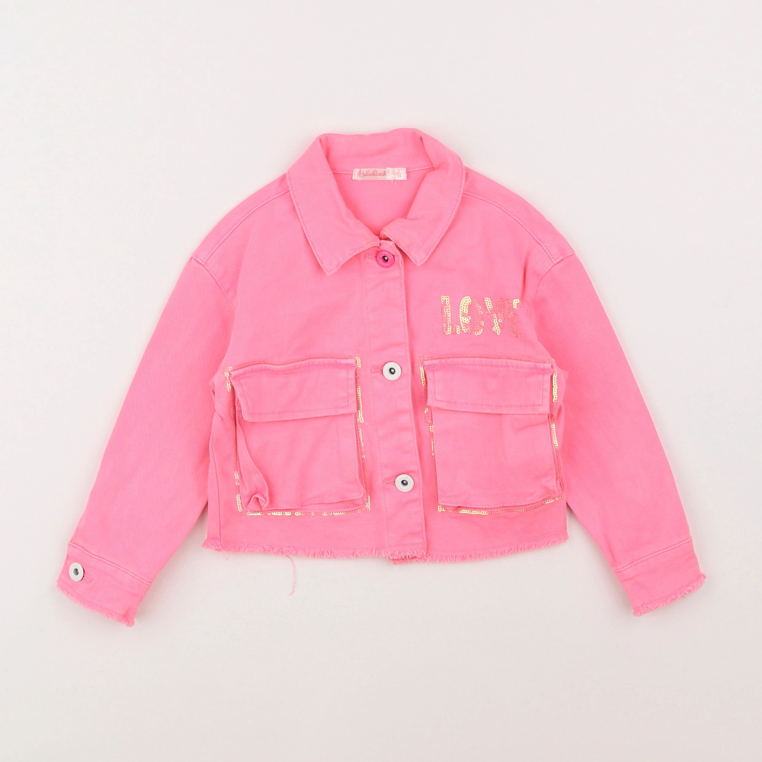 Billie Blush - veste rose - 3 ans