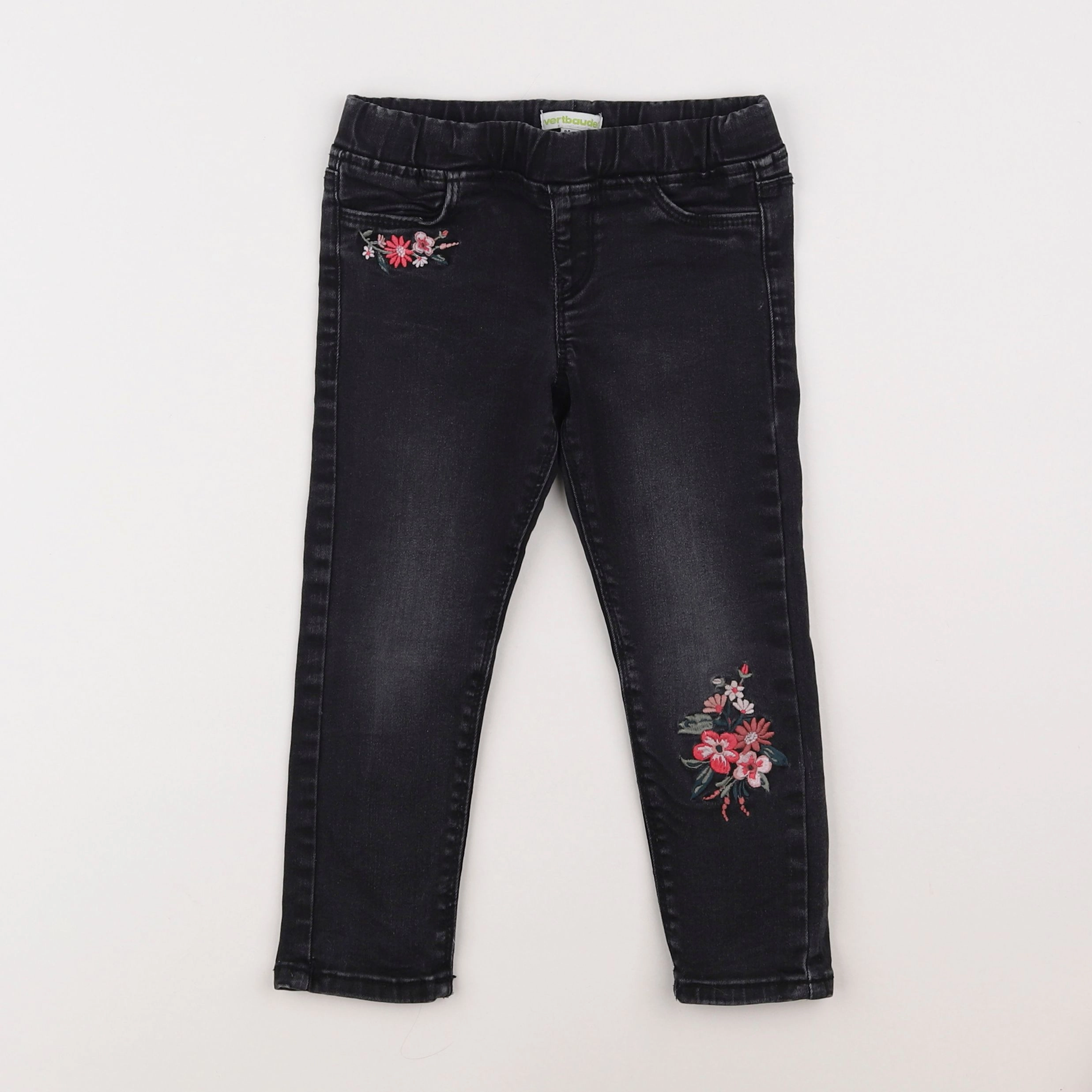 Vertbaudet - jegging noir - 3 ans