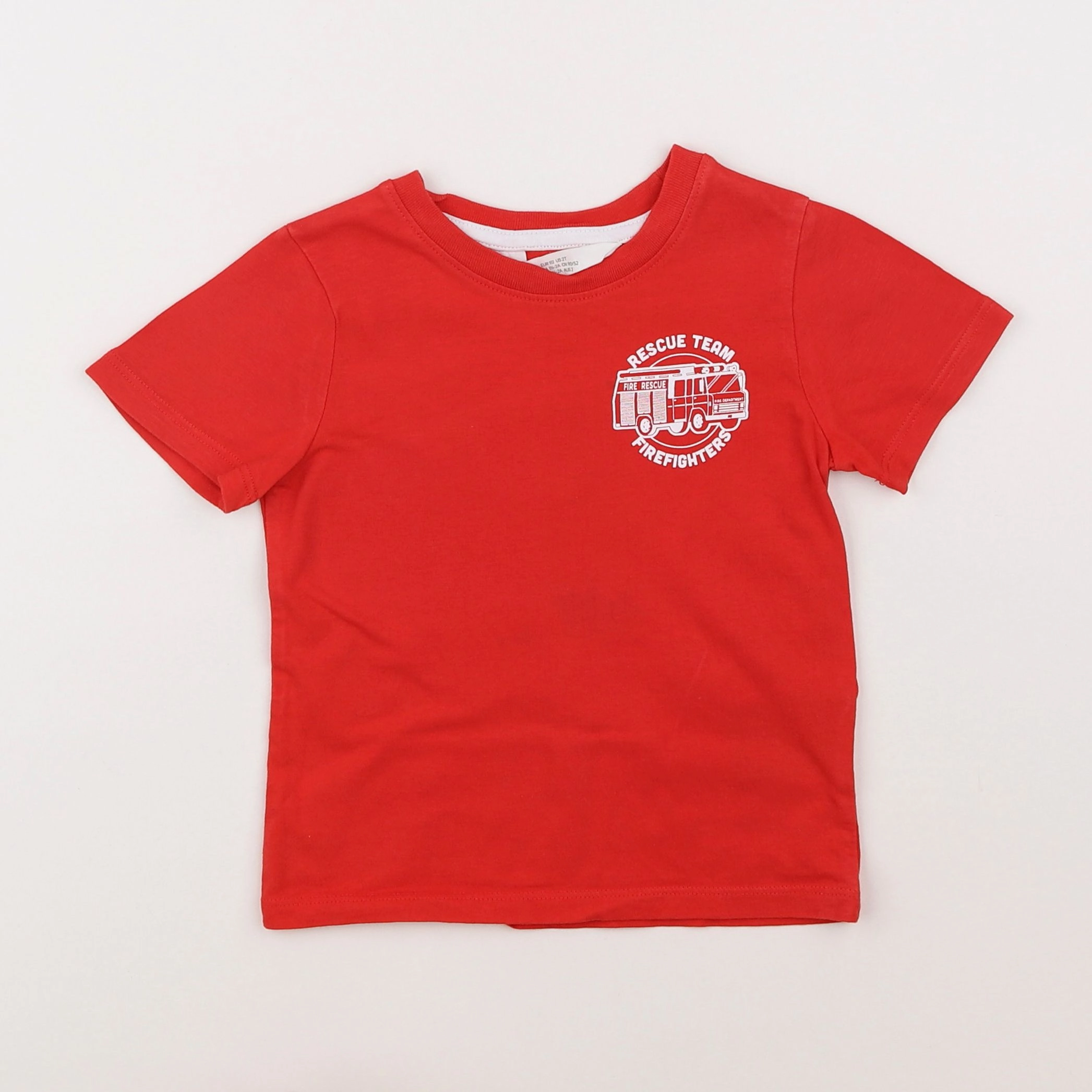 H&M - tee-shirt rouge - 18 mois à 2 ans