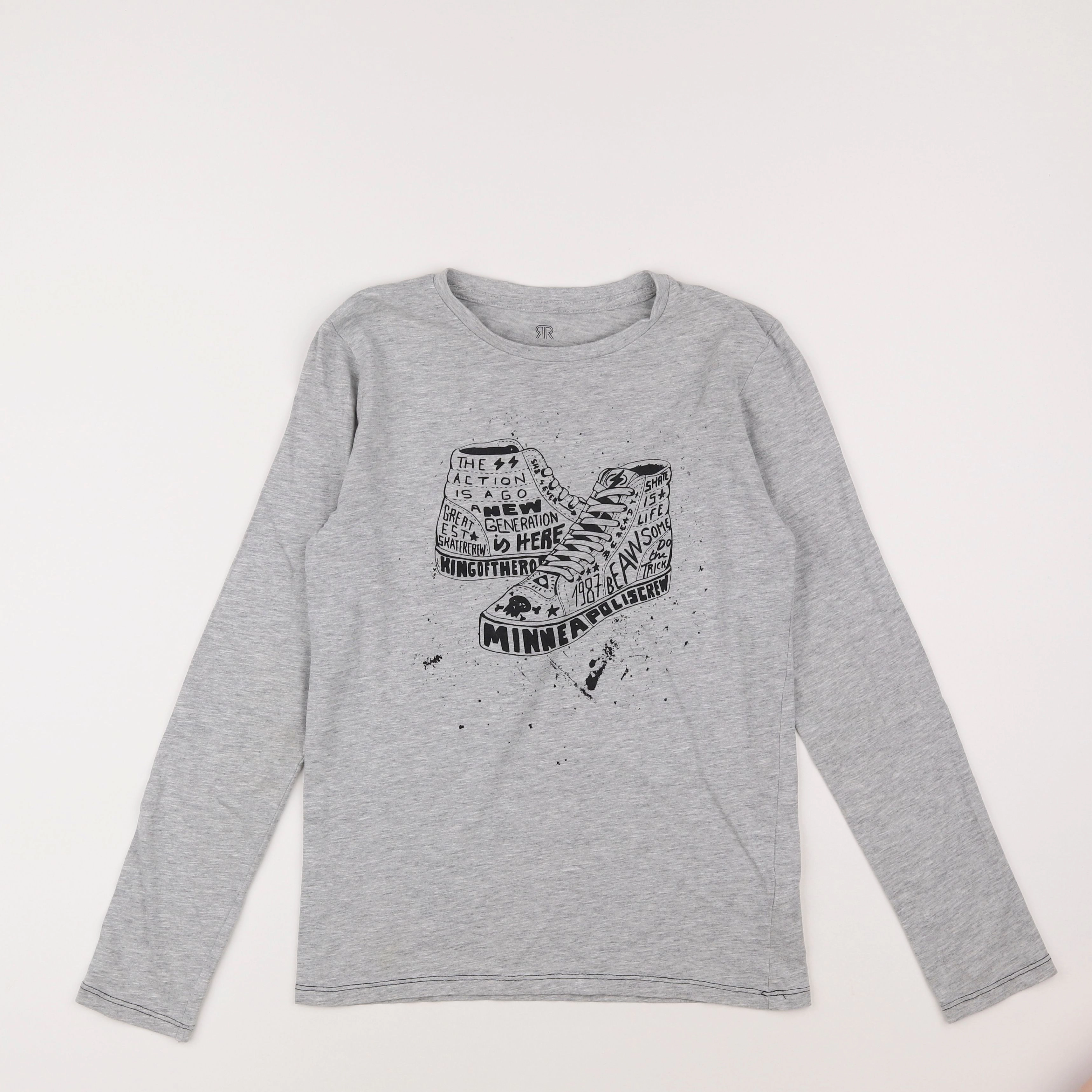 La Redoute - tee-shirt gris - 12 ans