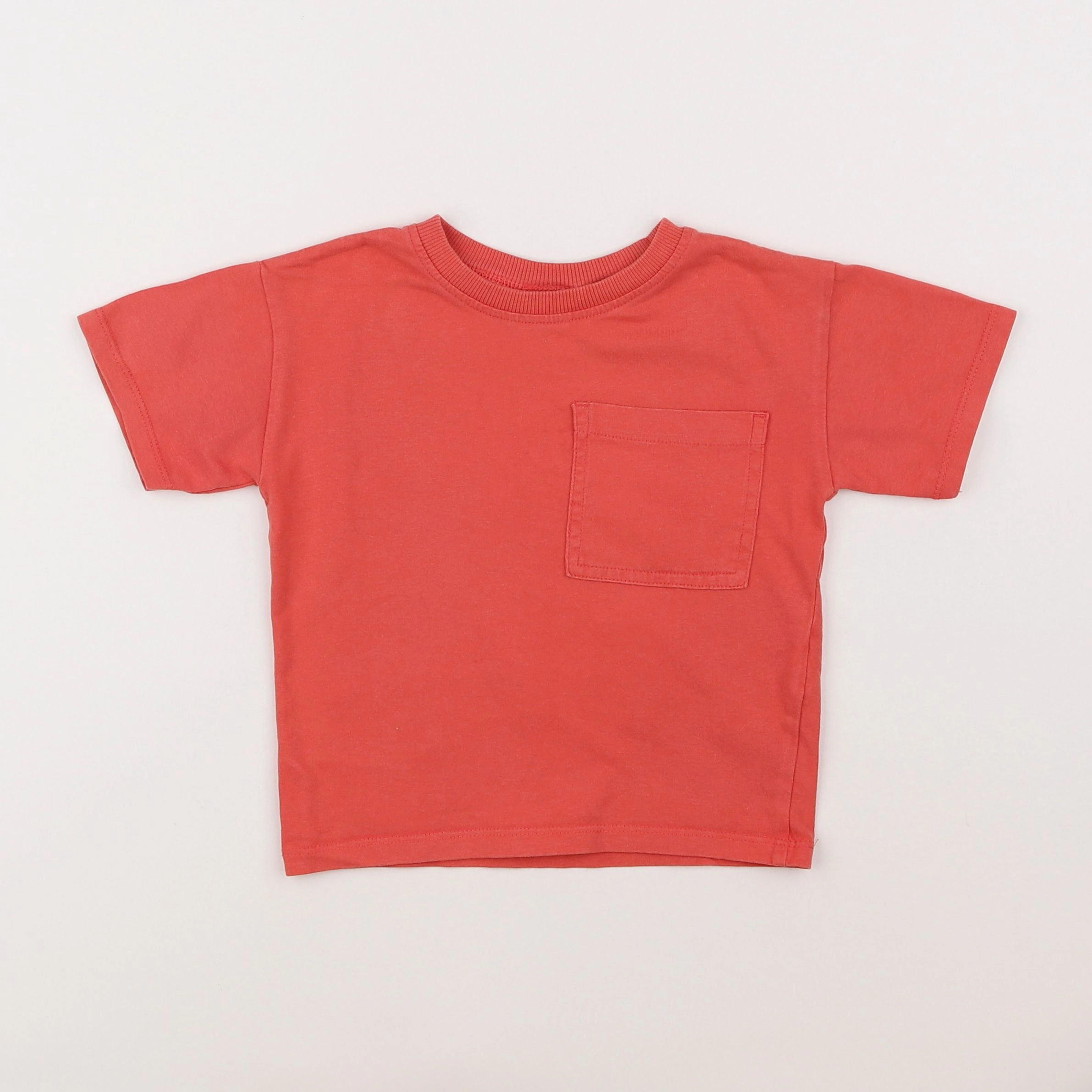 Zara - tee-shirt rouge - 18 mois à 2 ans