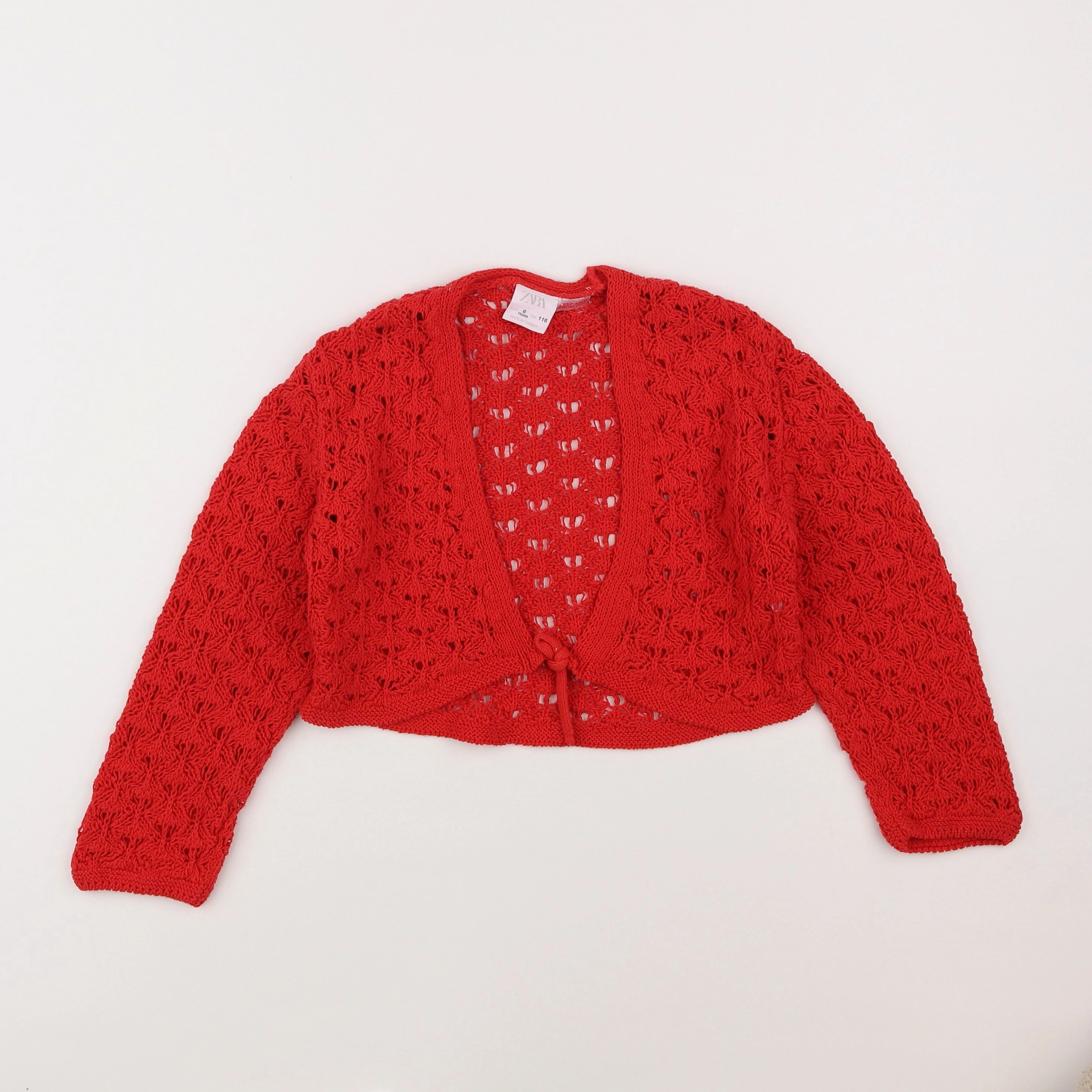 Zara - gilet rouge - 6 ans