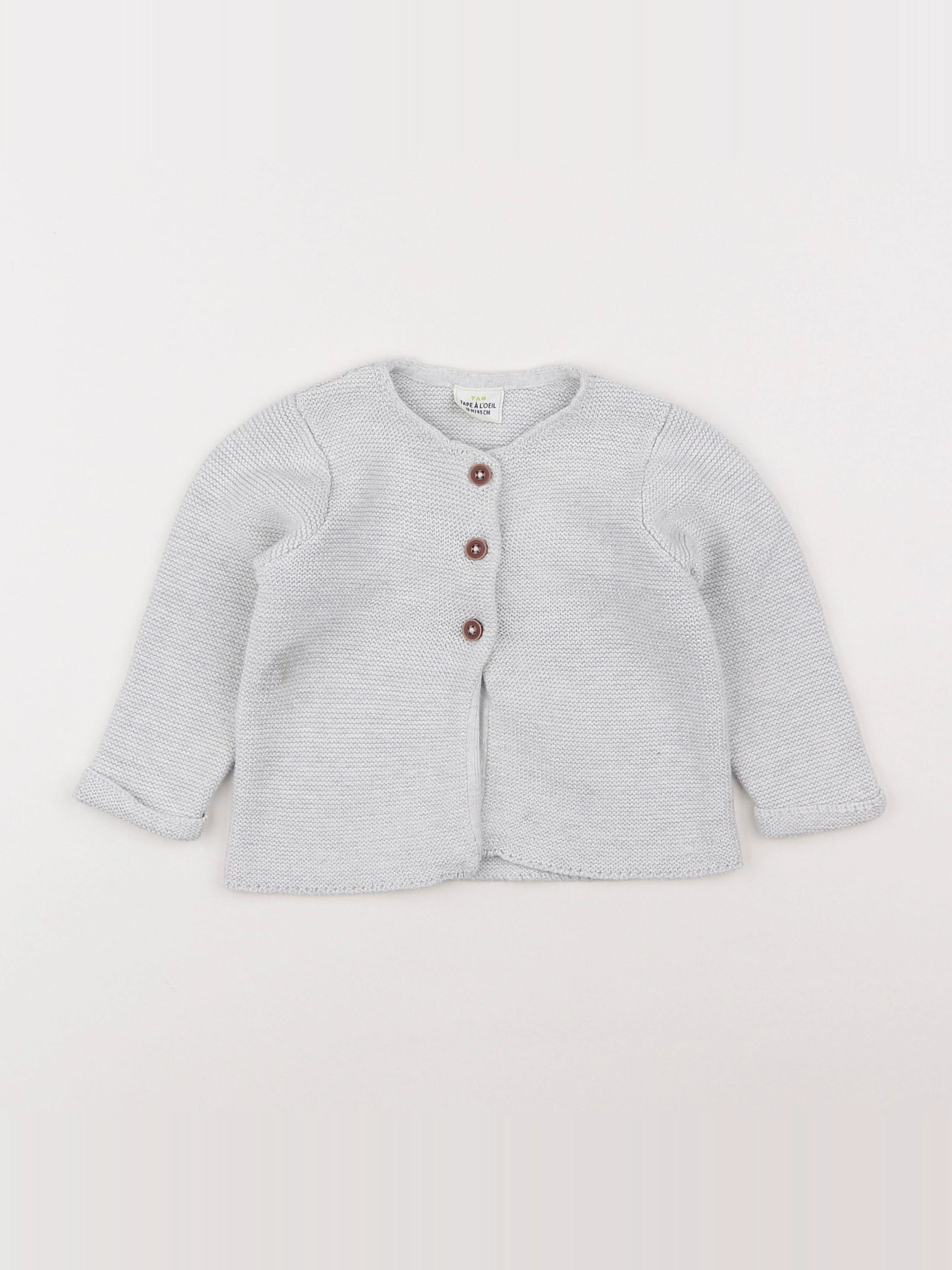Tape à l'oeil - gilet argent, gris - 18 mois