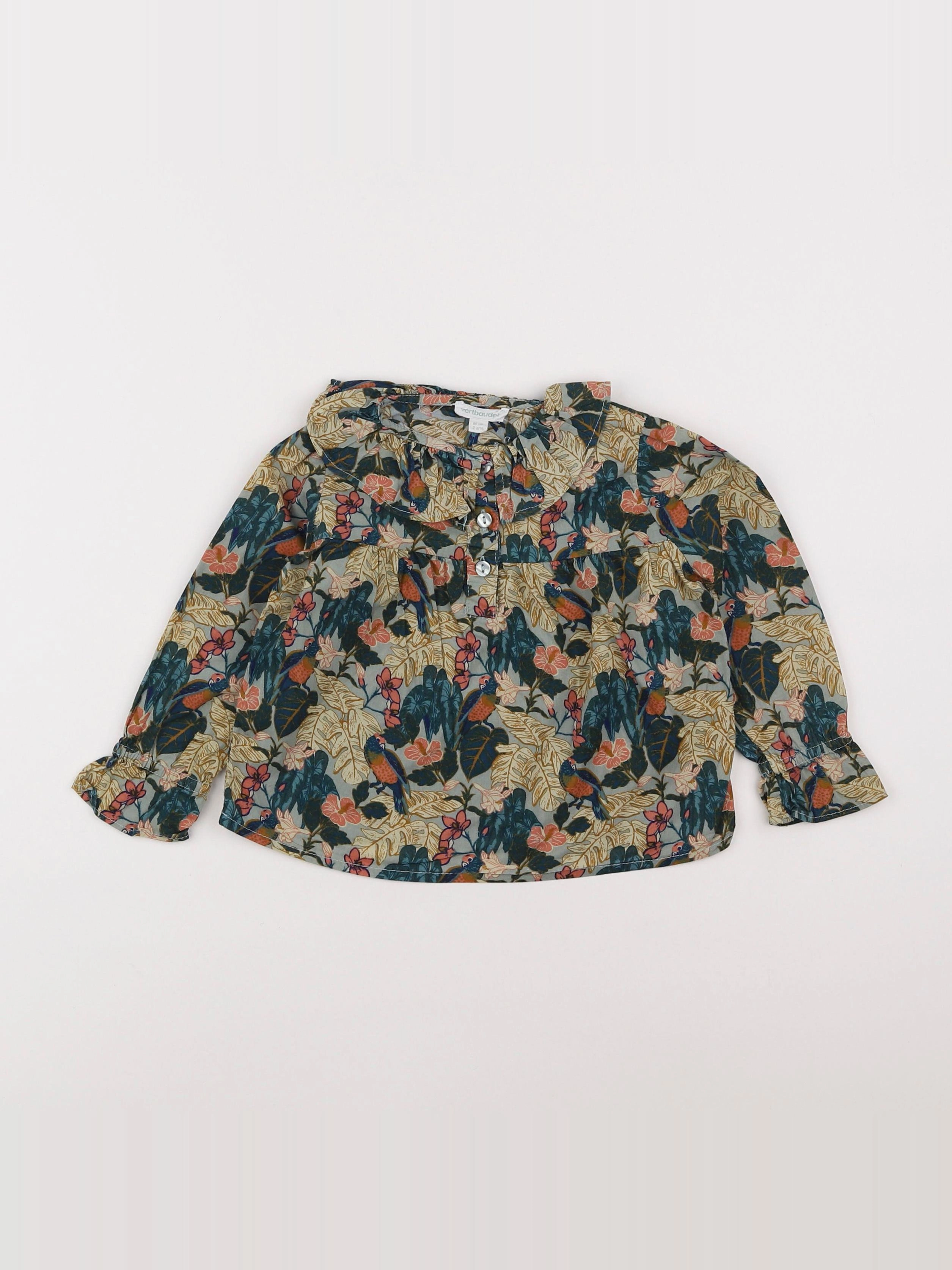 Vertbaudet - blouse multicolore - 2 ans
