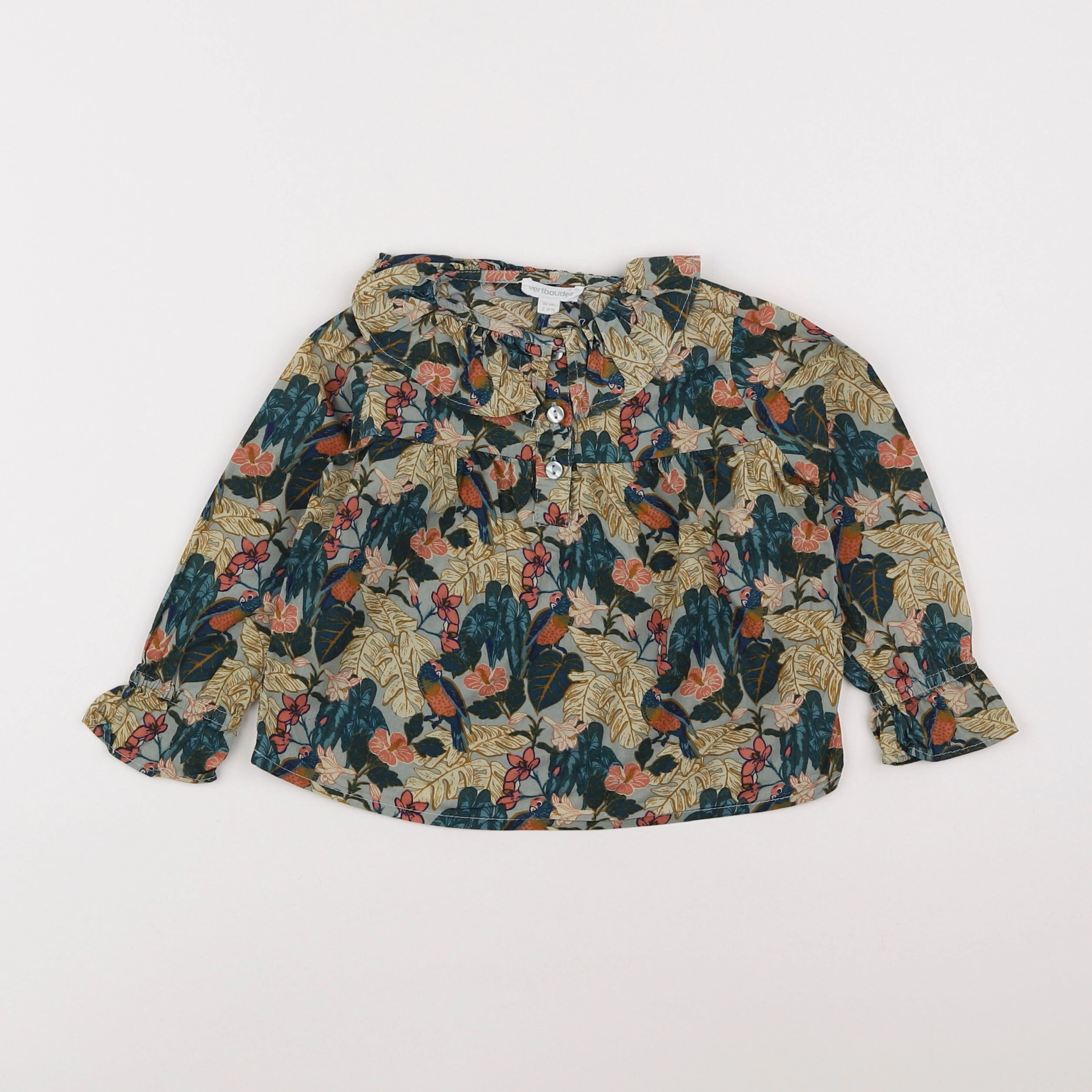 Vertbaudet - blouse multicolore - 2 ans