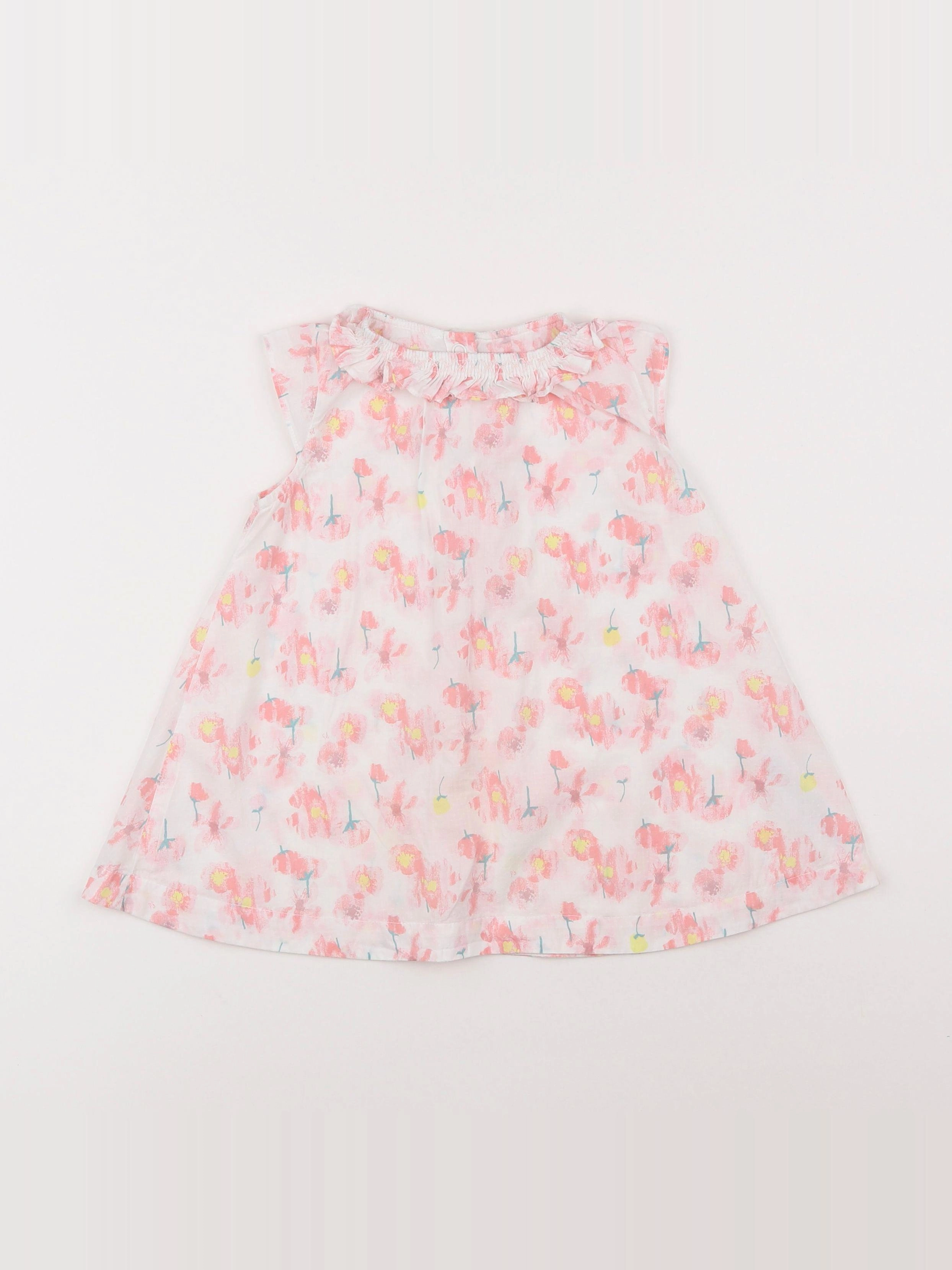 Petit Bateau - robe rose - 18 mois