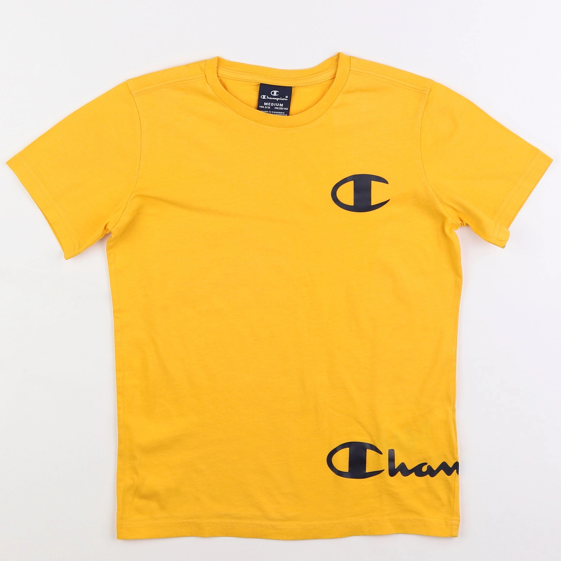 Champion  - tee-shirt jaune - 9/10 ans