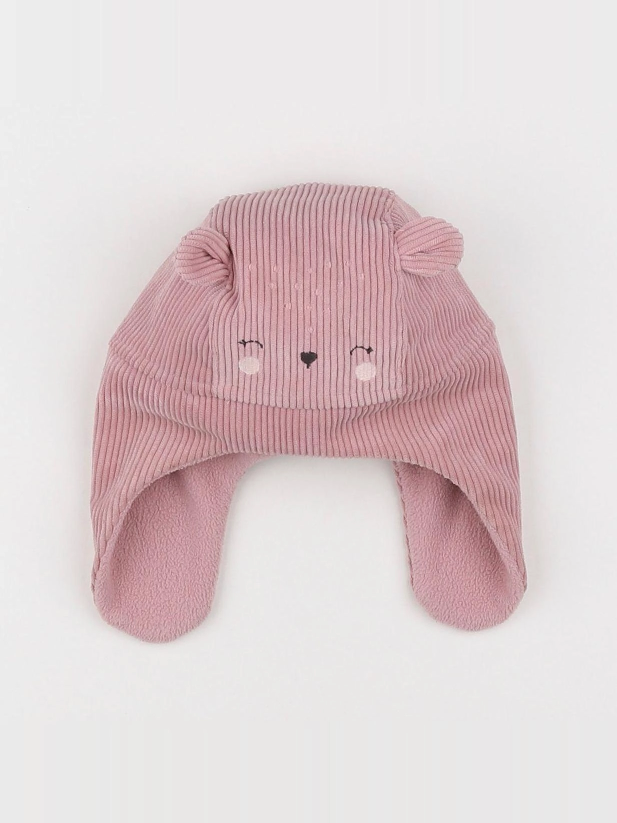 Vertbaudet - bonnet rose - 12/18 mois
