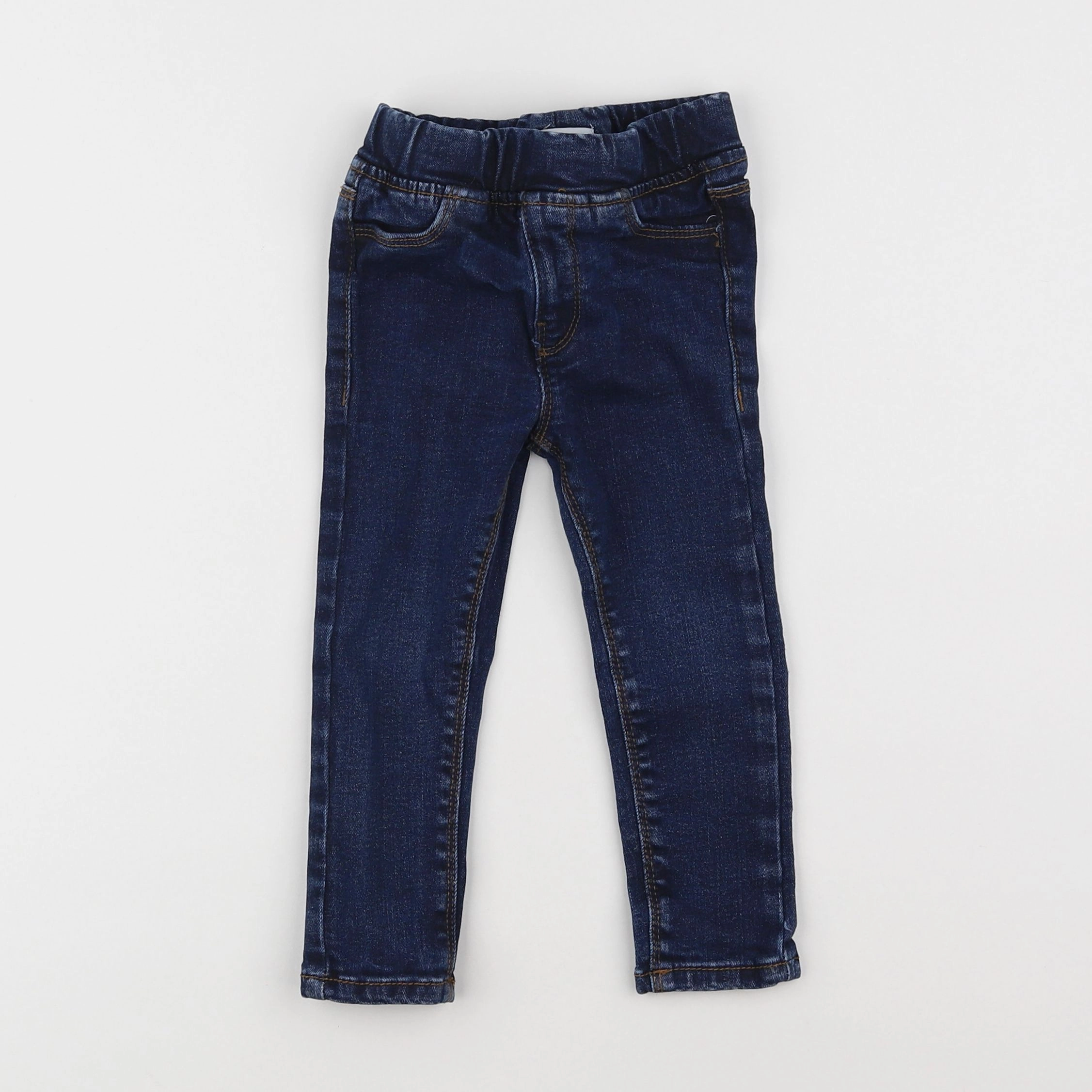 Vertbaudet - jegging bleu - 2 ans