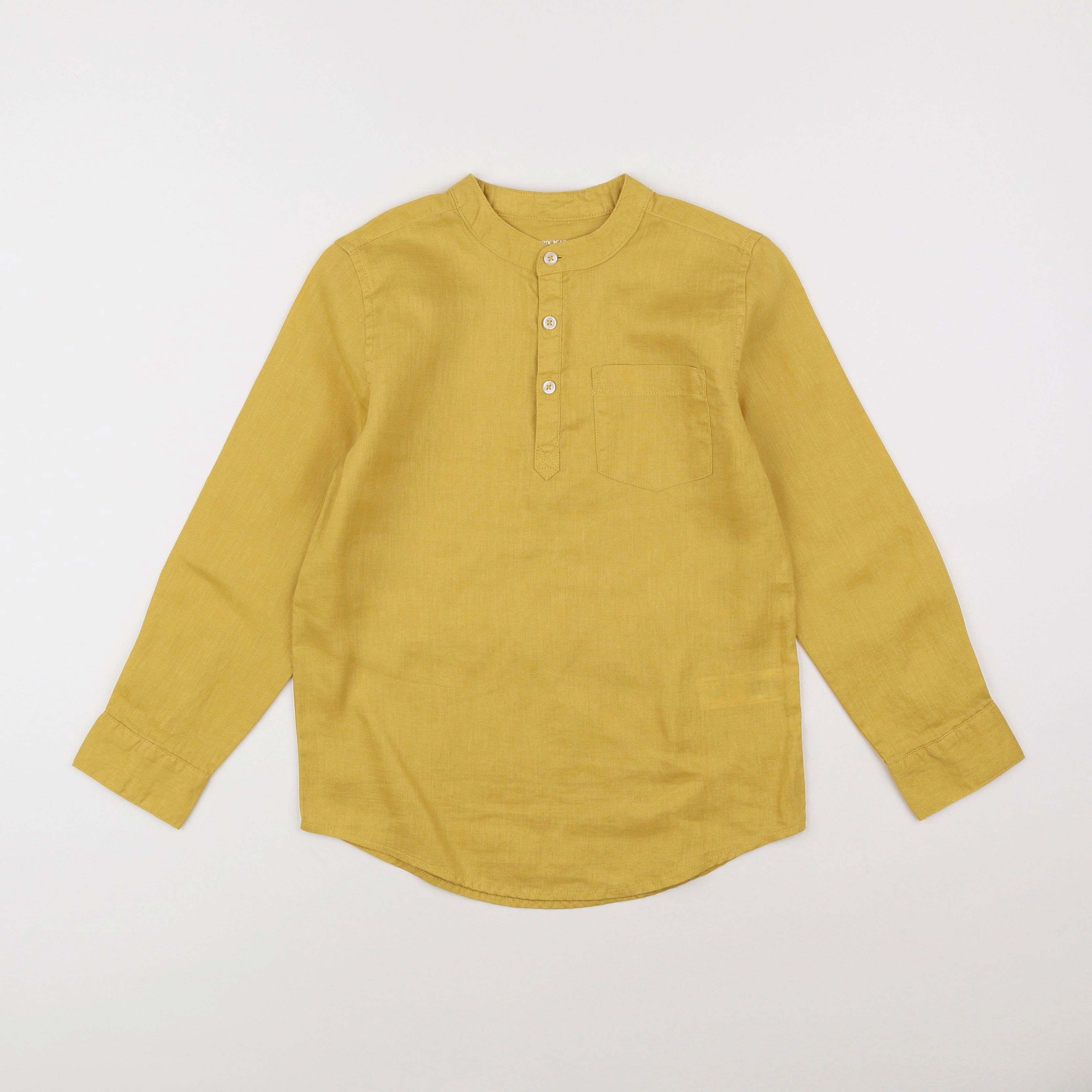 Monoprix - chemise jaune - 8 ans