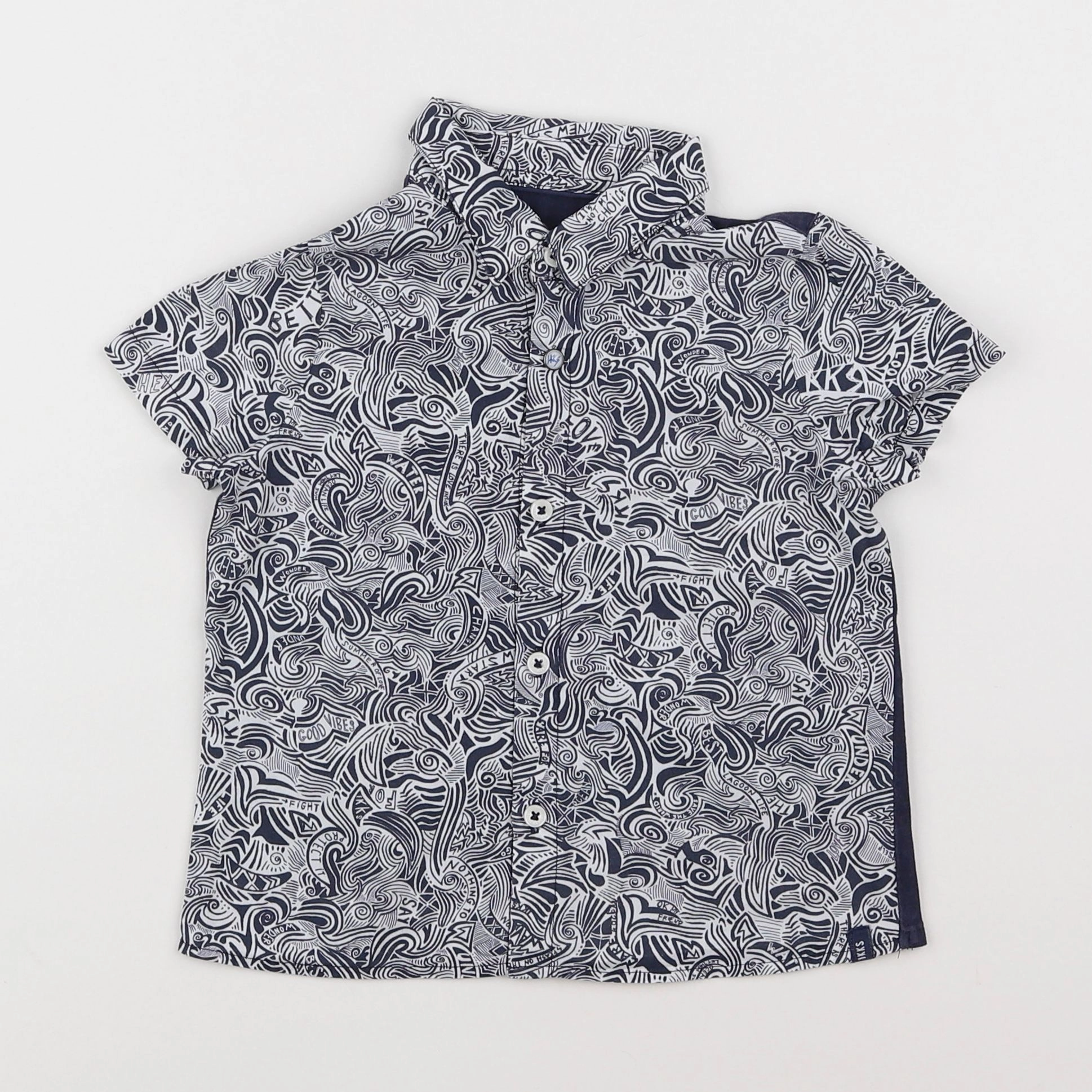 IKKS - chemise bleu - 18 mois
