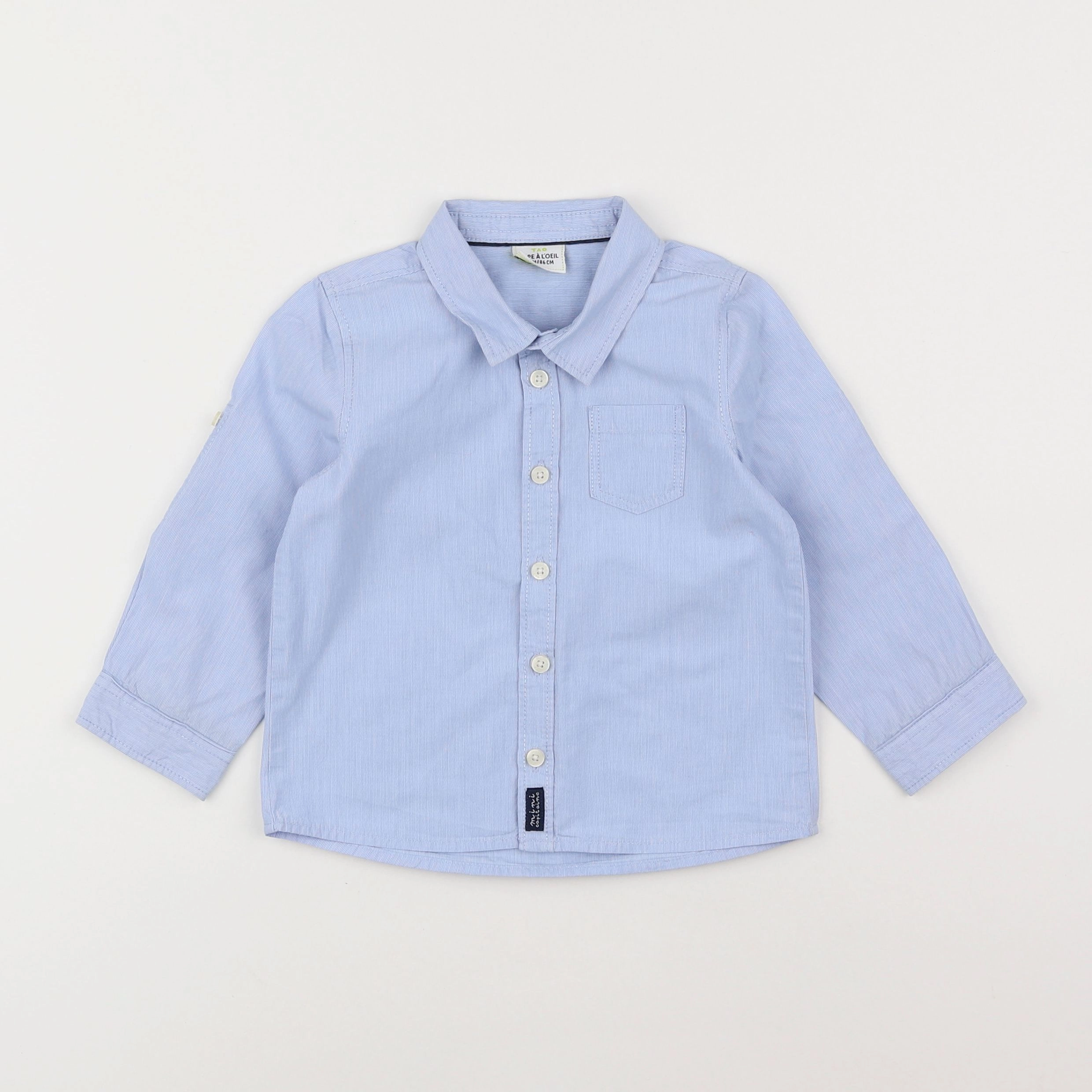 Tape à l'oeil - chemise bleu - 2 ans