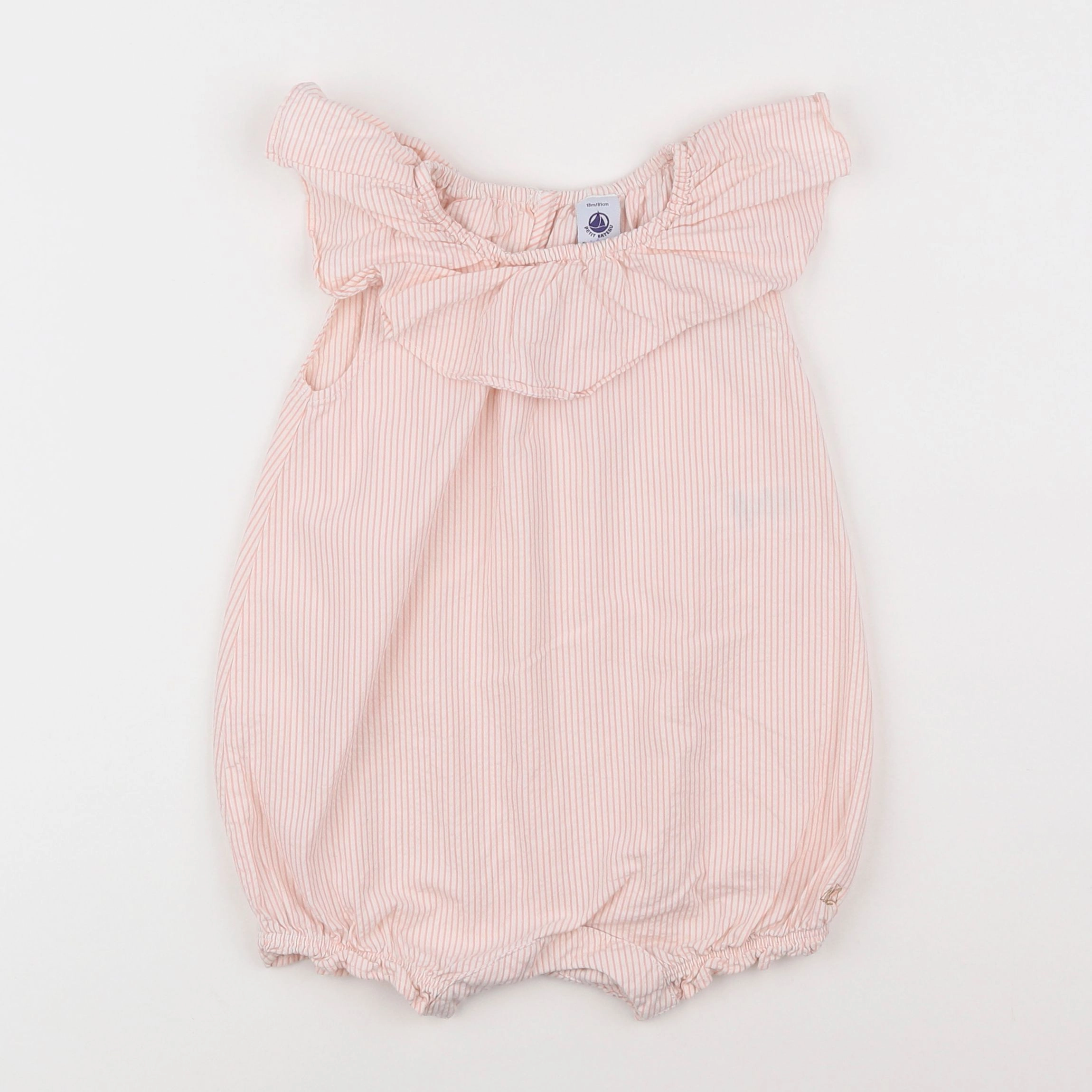 Petit Bateau - combinaison rose - 18 mois