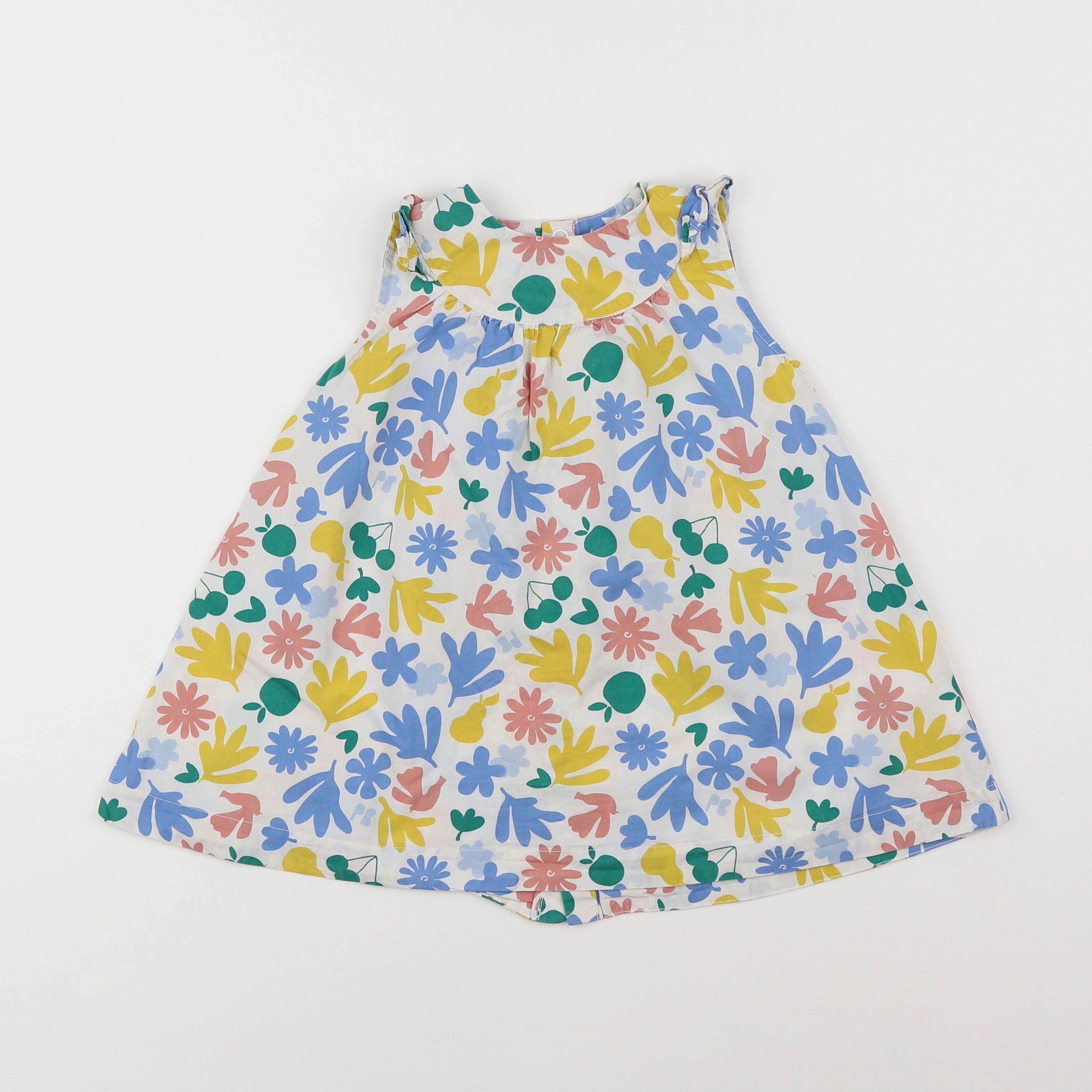 Petit Bateau - robe multicolore - 18 mois