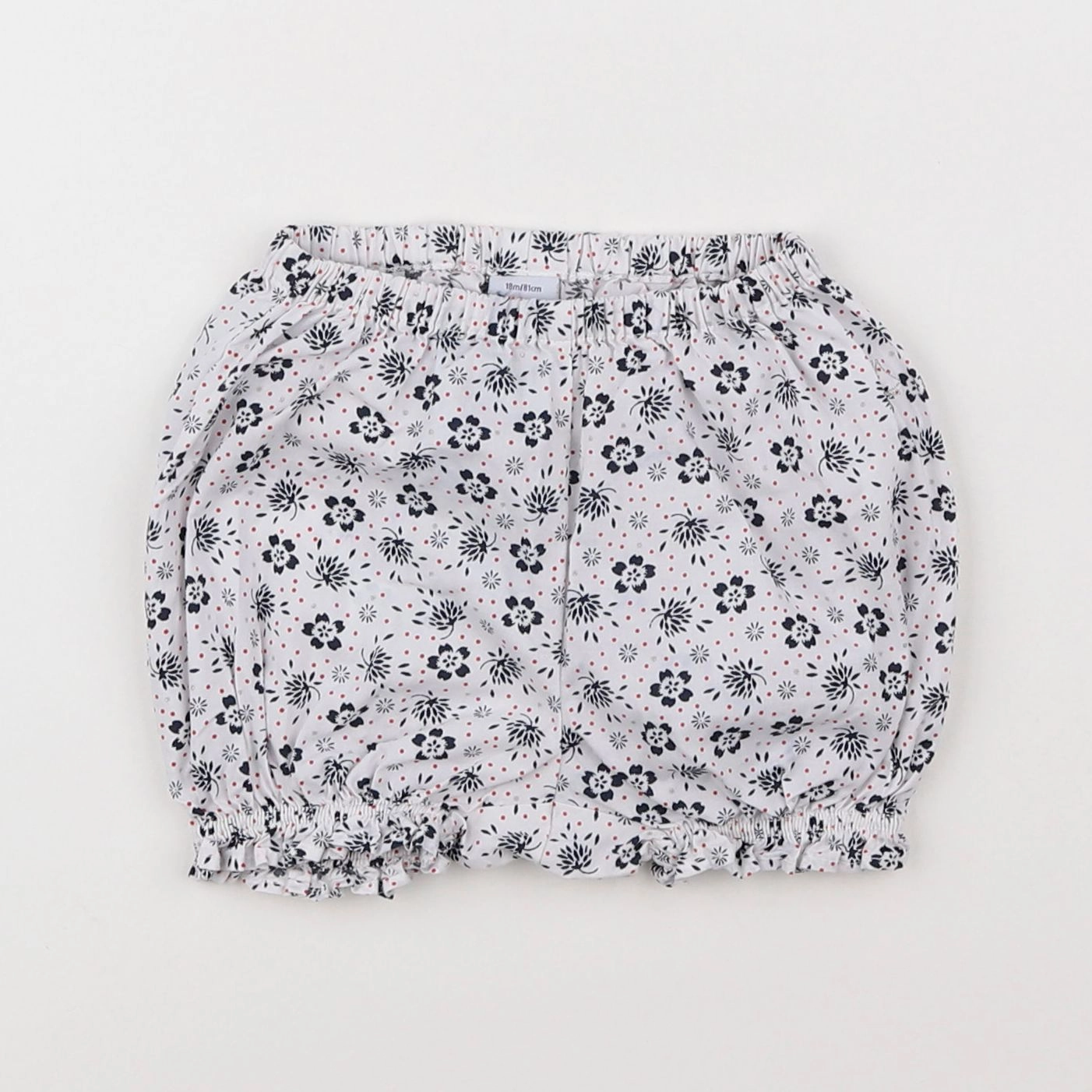 Petit Bateau - bloomer blanc - 18 mois