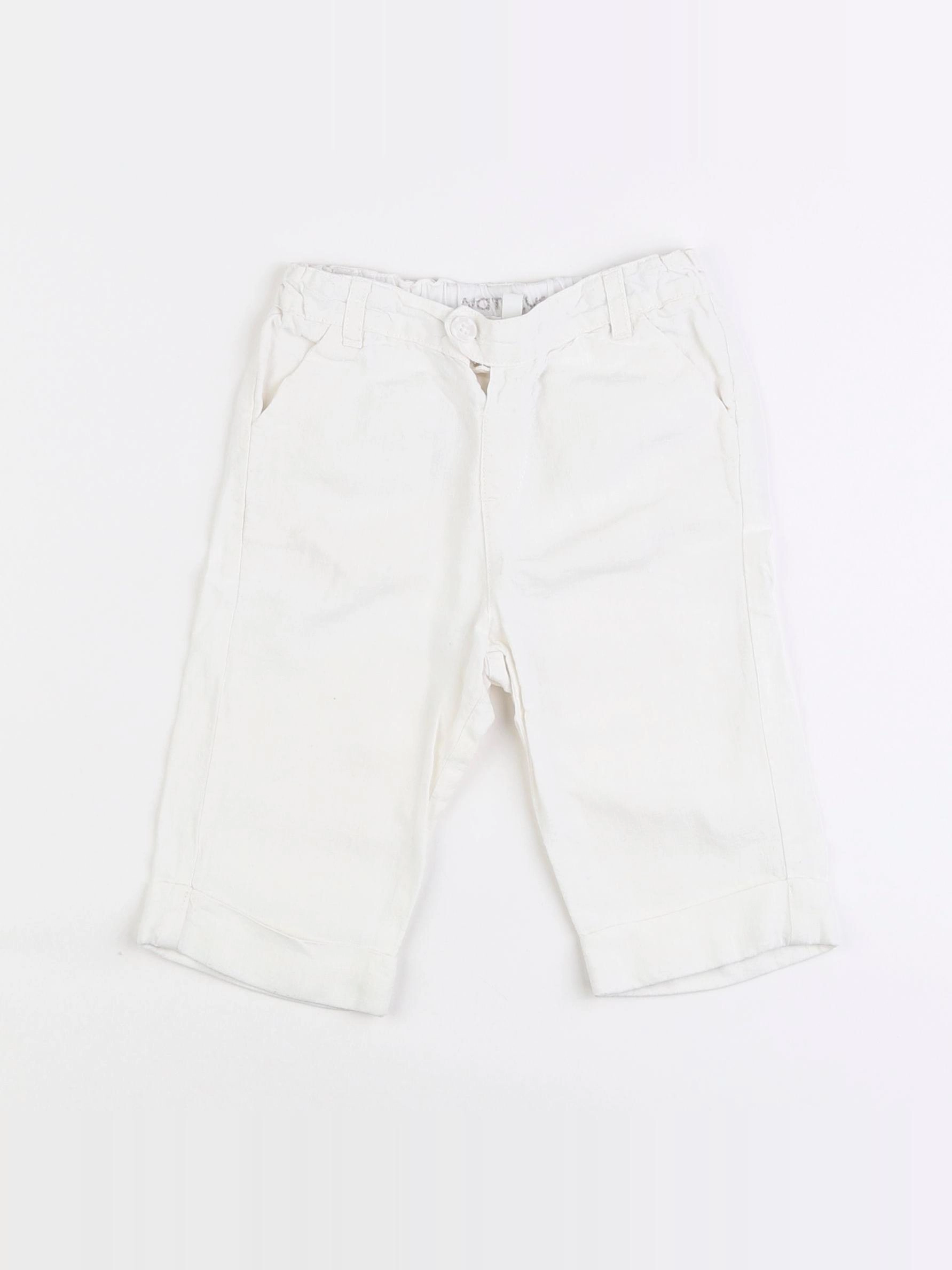 Natalys - pantalon blanc - 18 mois